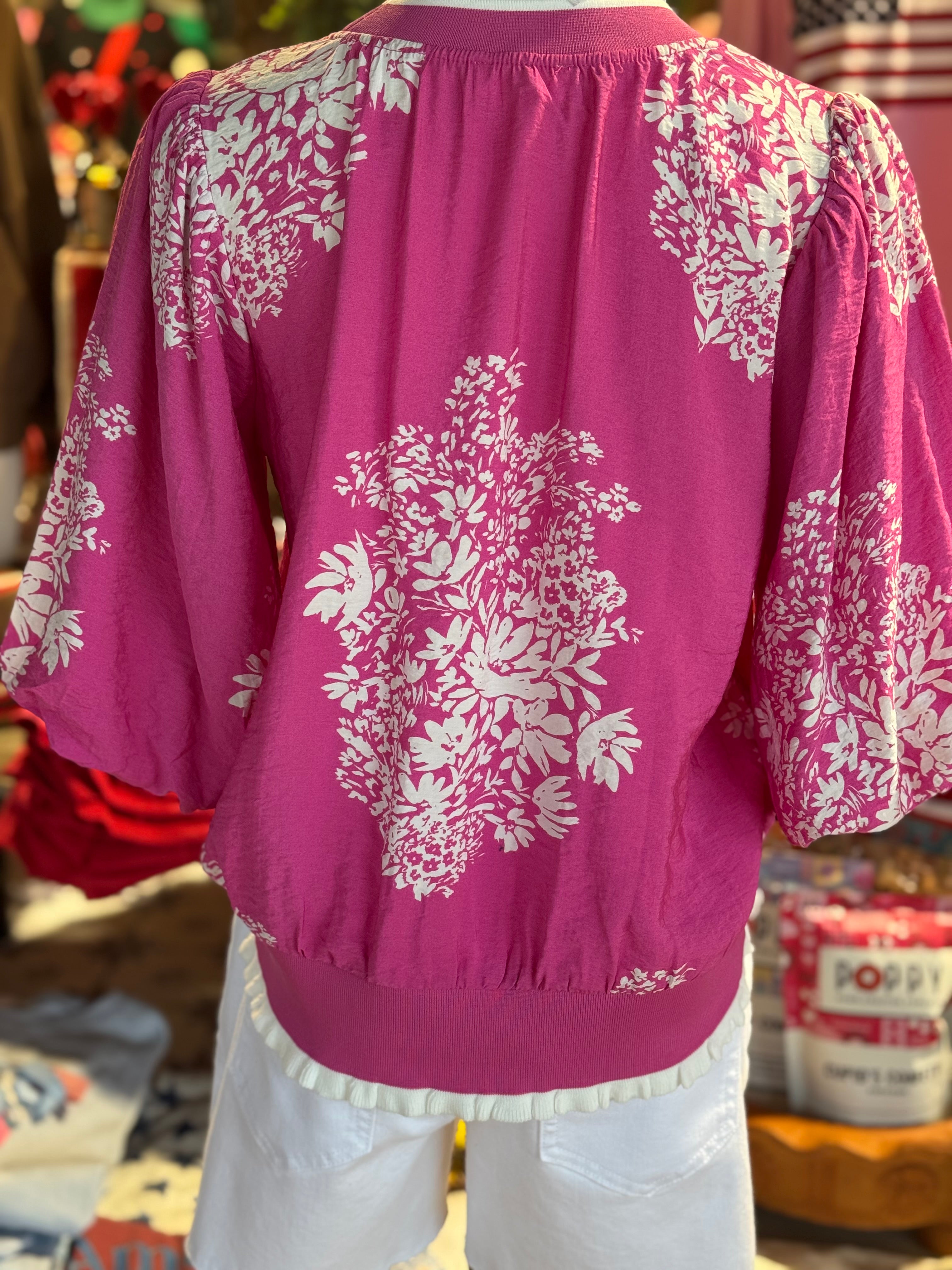 Holly Floral Top