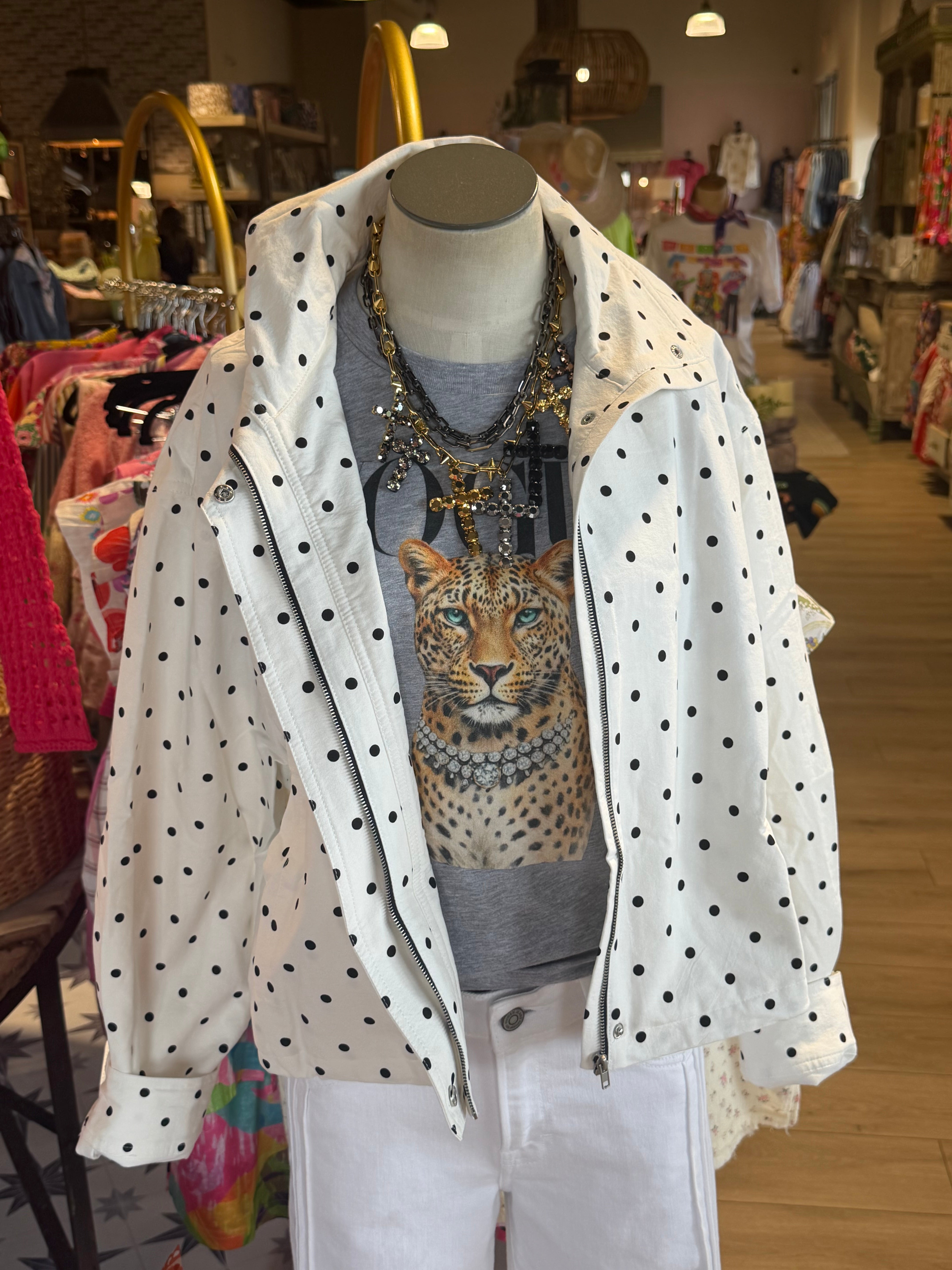 Polka Dot Summer Jacket