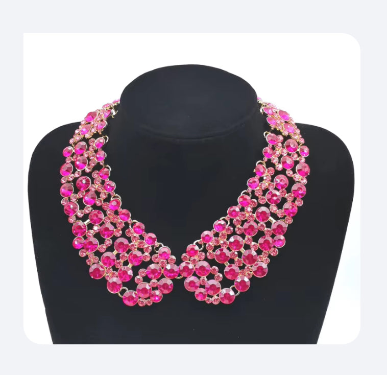 Crystal Collar- Multi***