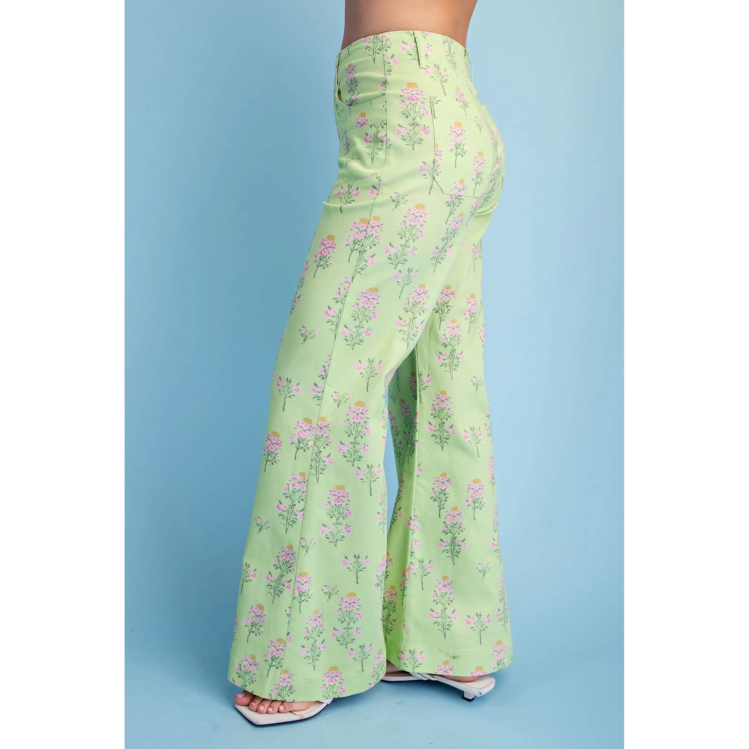 Wasabi Floral Pants