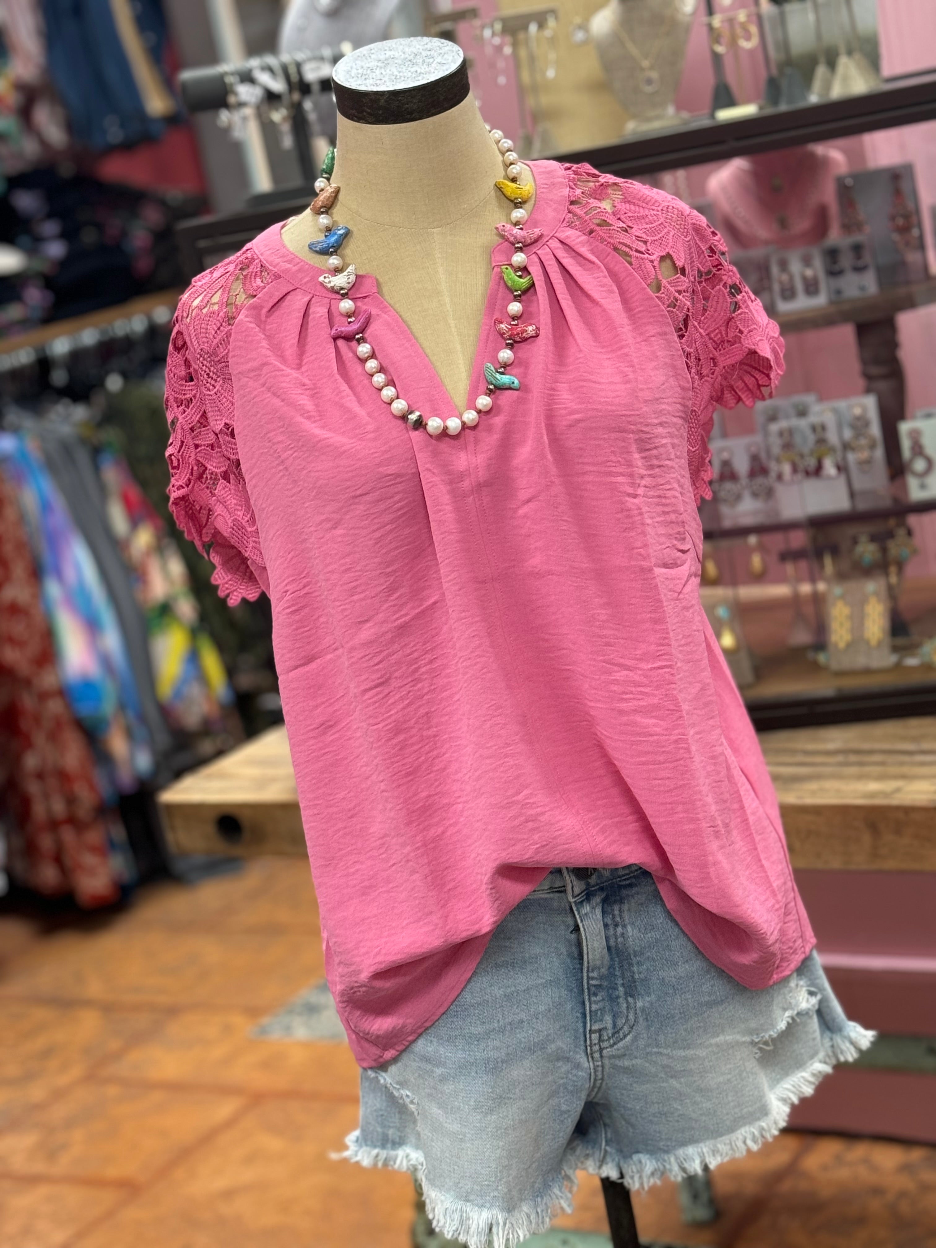 Pink Rose Top