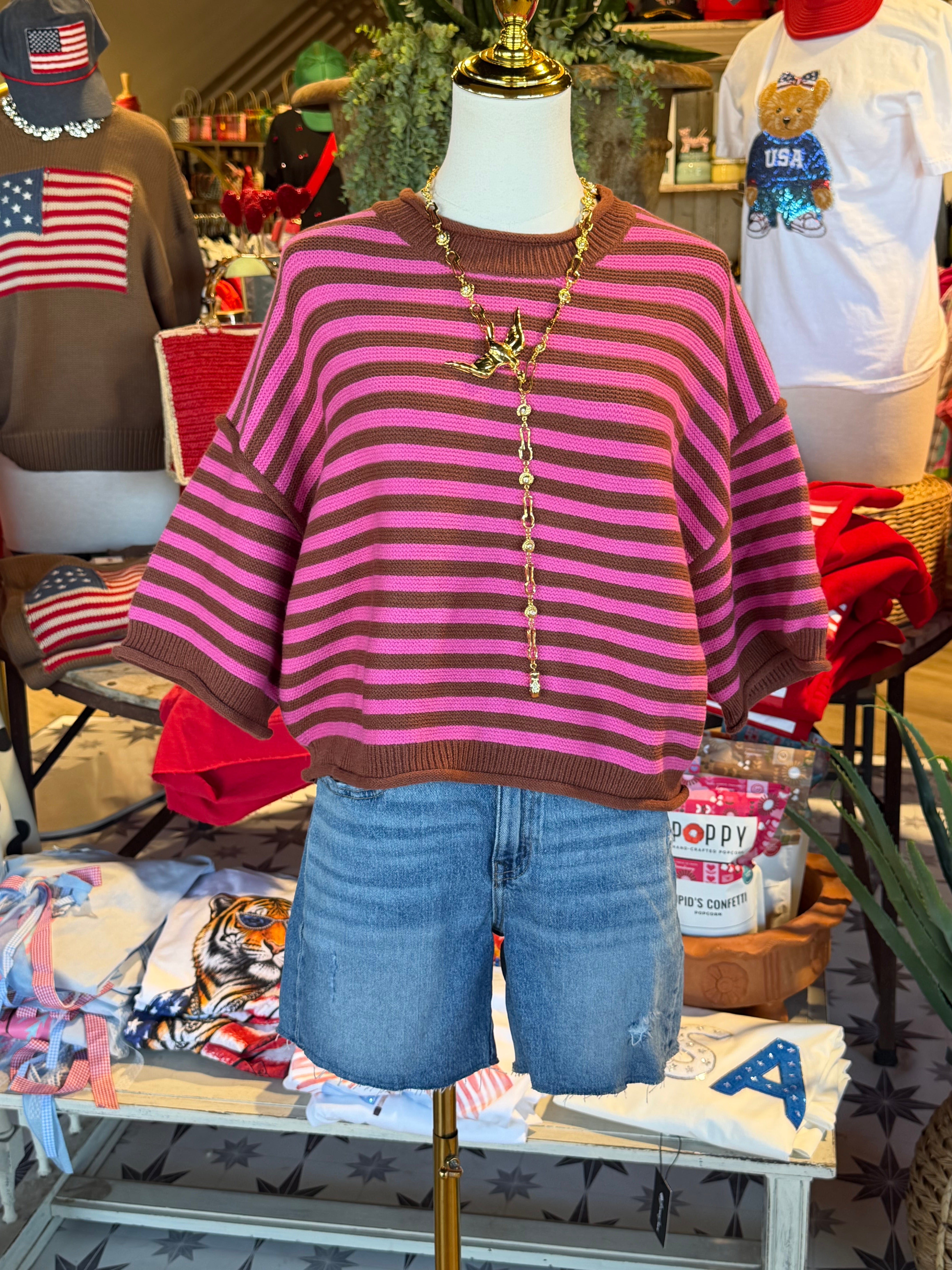Gretchen Stripe Top