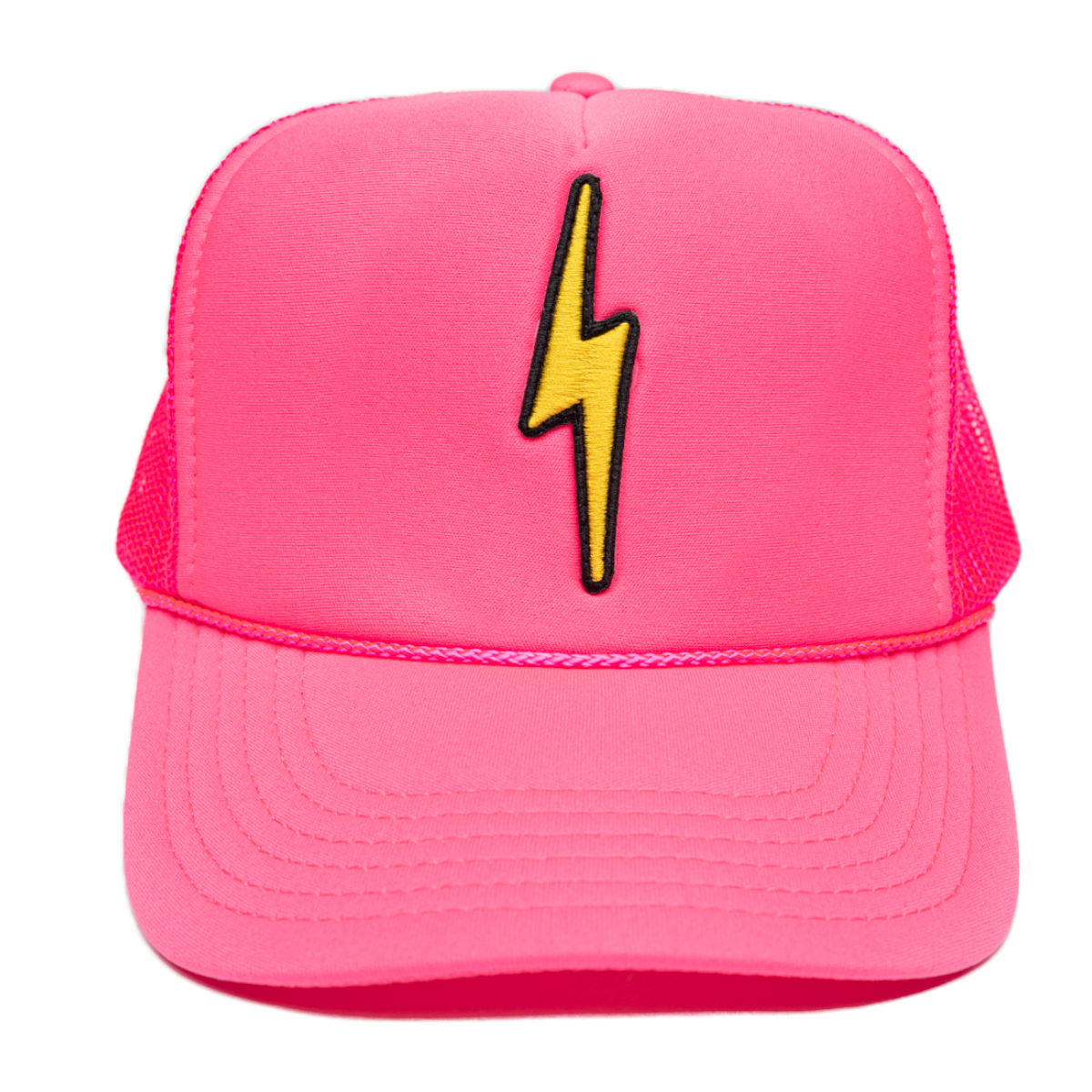Lightning Bolt Patch Trucker Hat- 2Colors