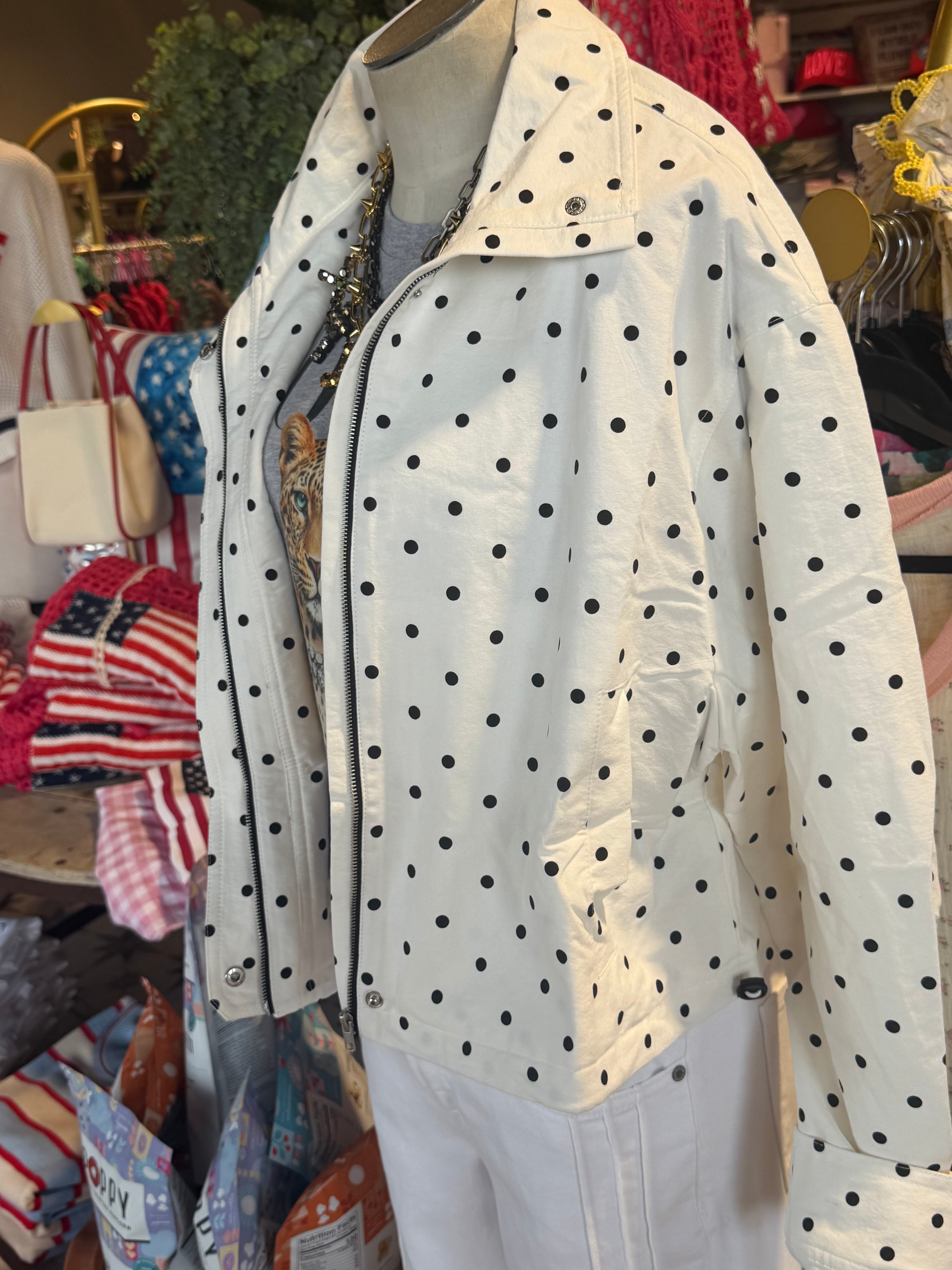 Polka Dot Summer Jacket