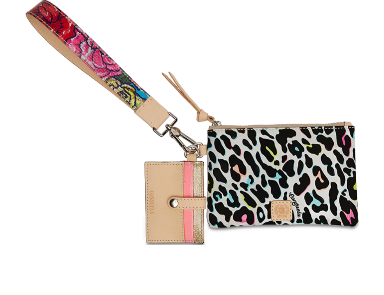 Wristlet w/Credit Card Holder- Assorted