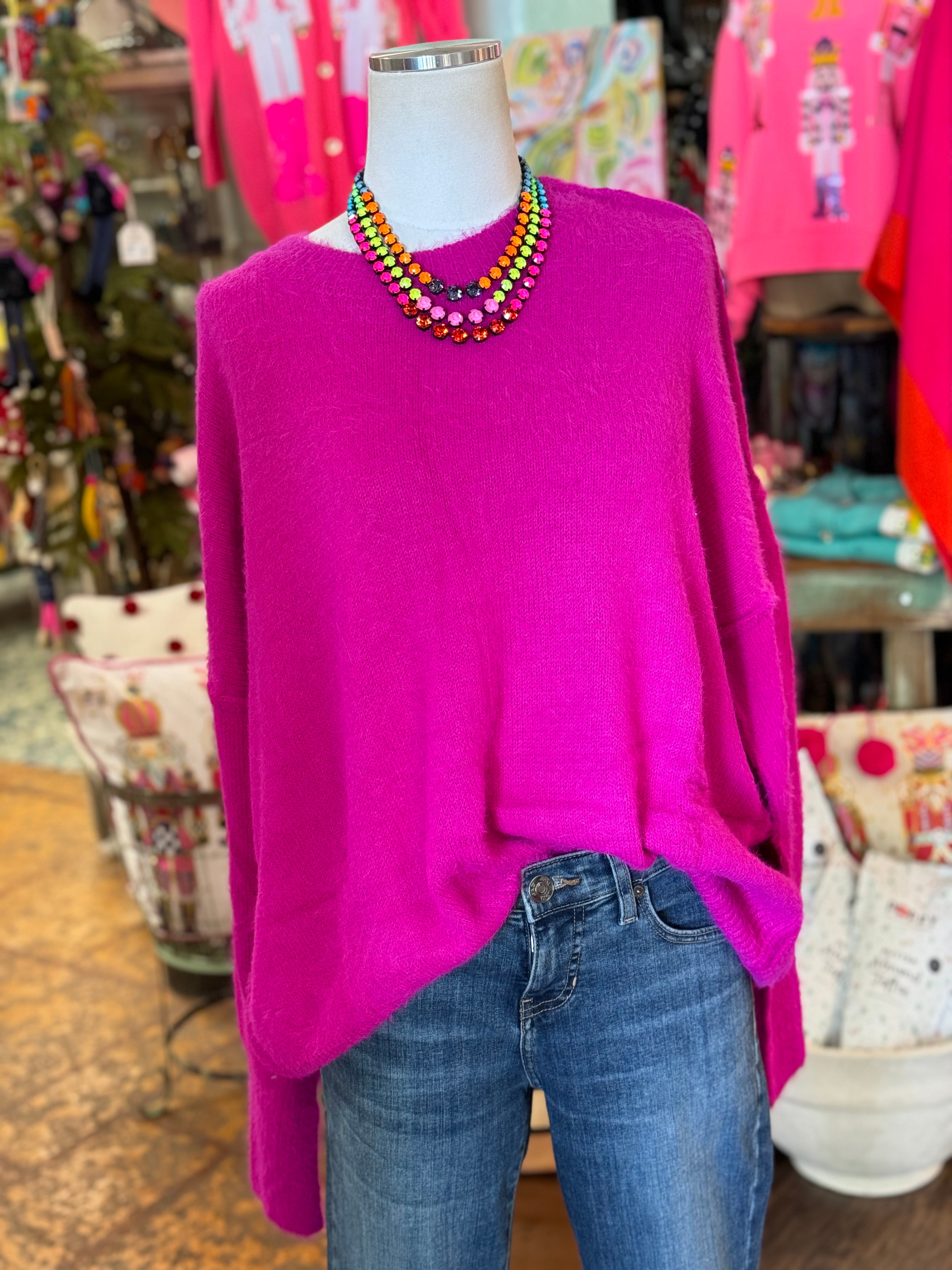 Neon Pink Sweater