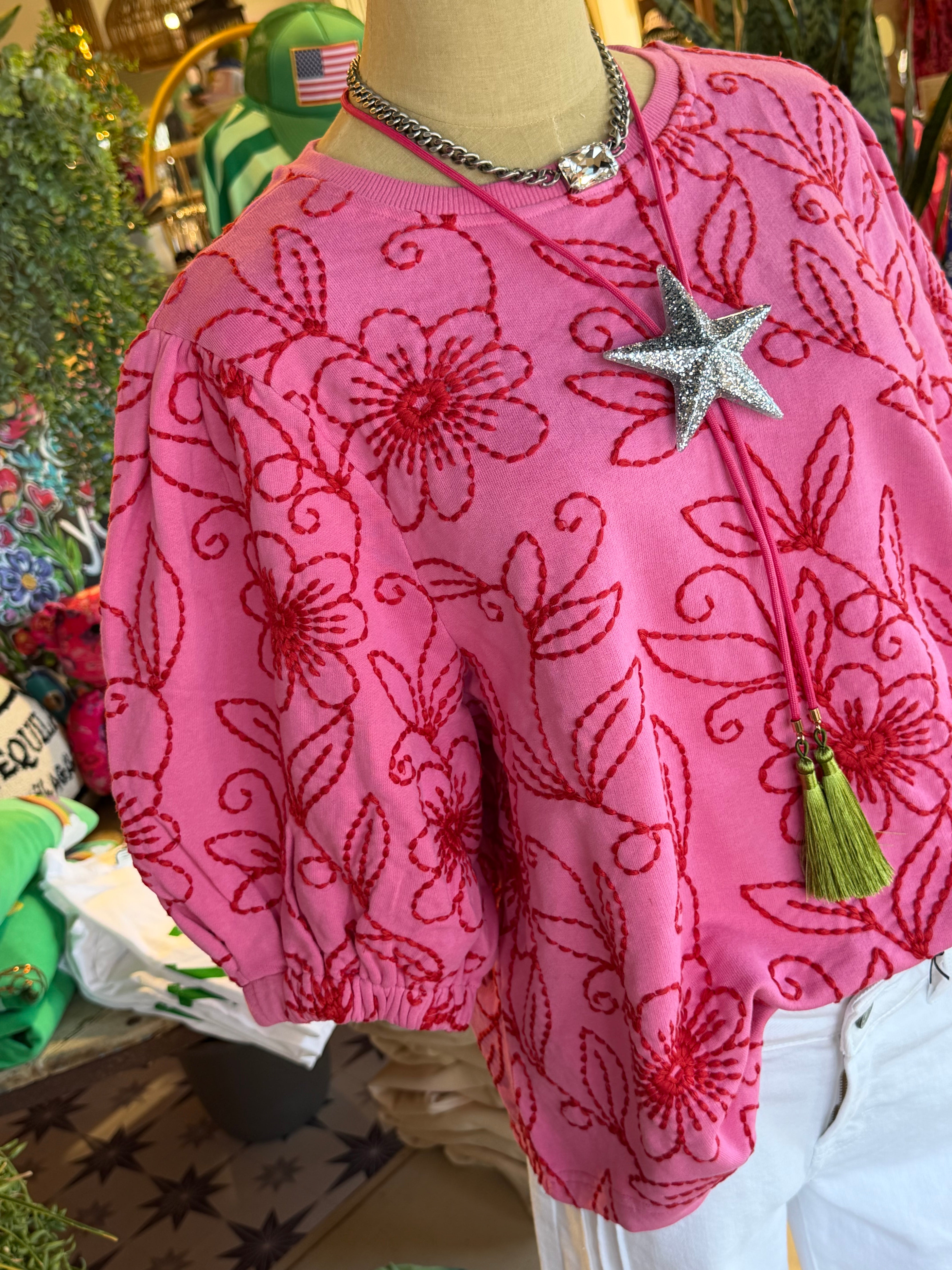 Floral Vines Top