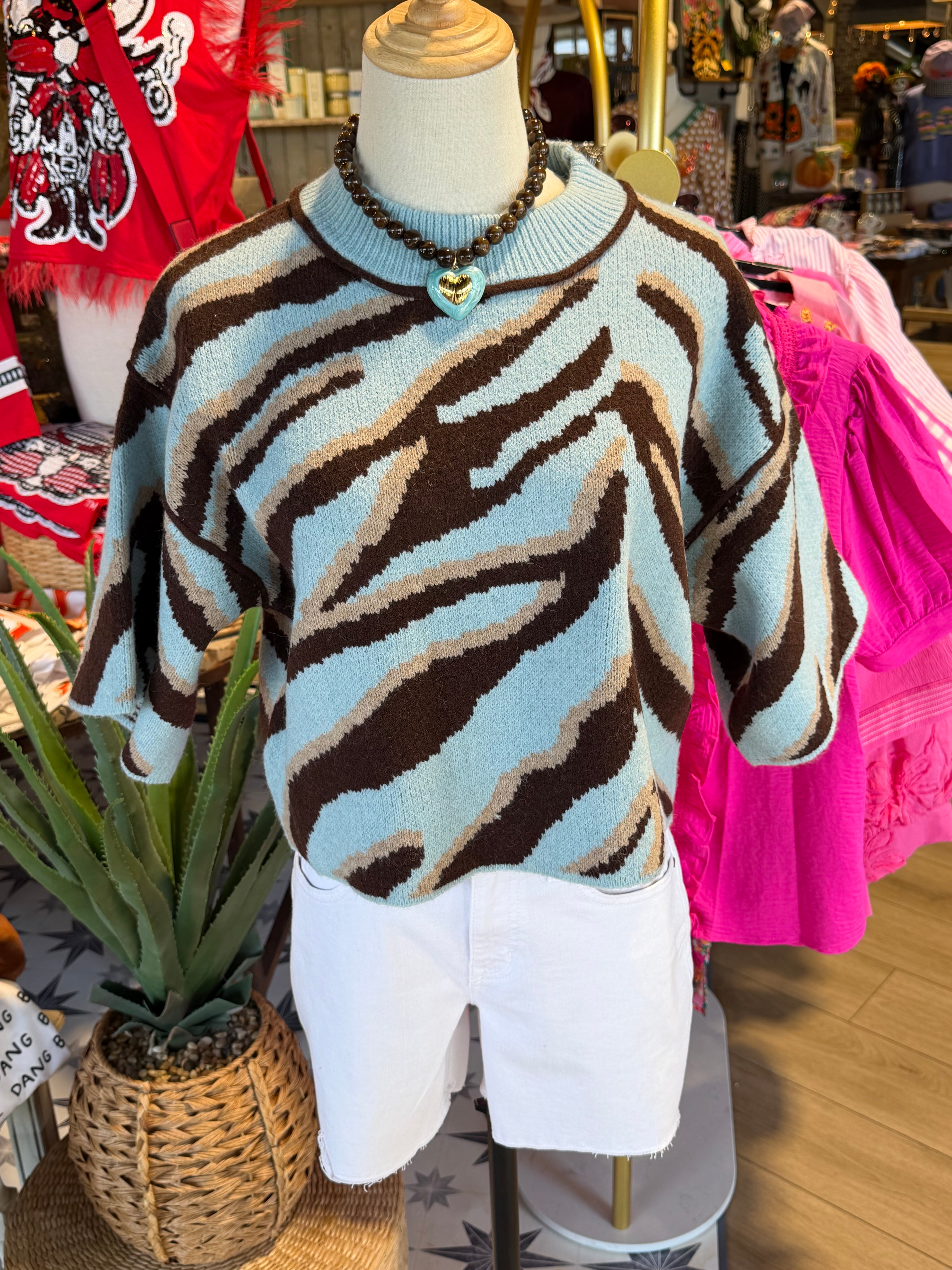 Zebra Sweater