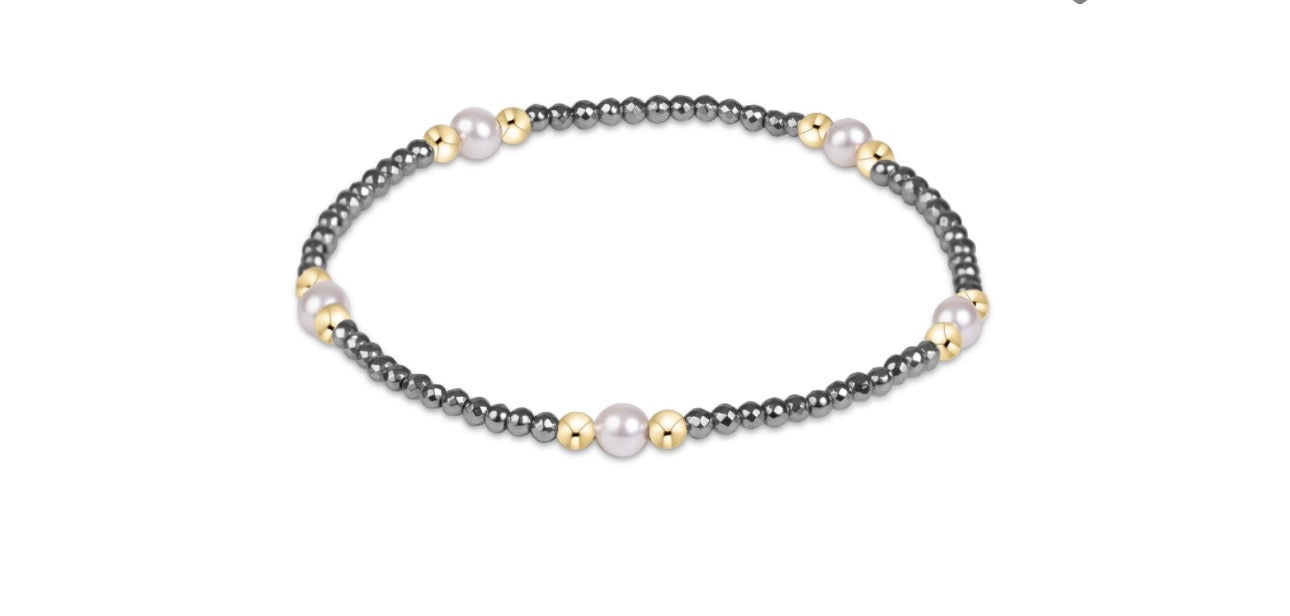 Faceted Hematite Bracelet-Assorted