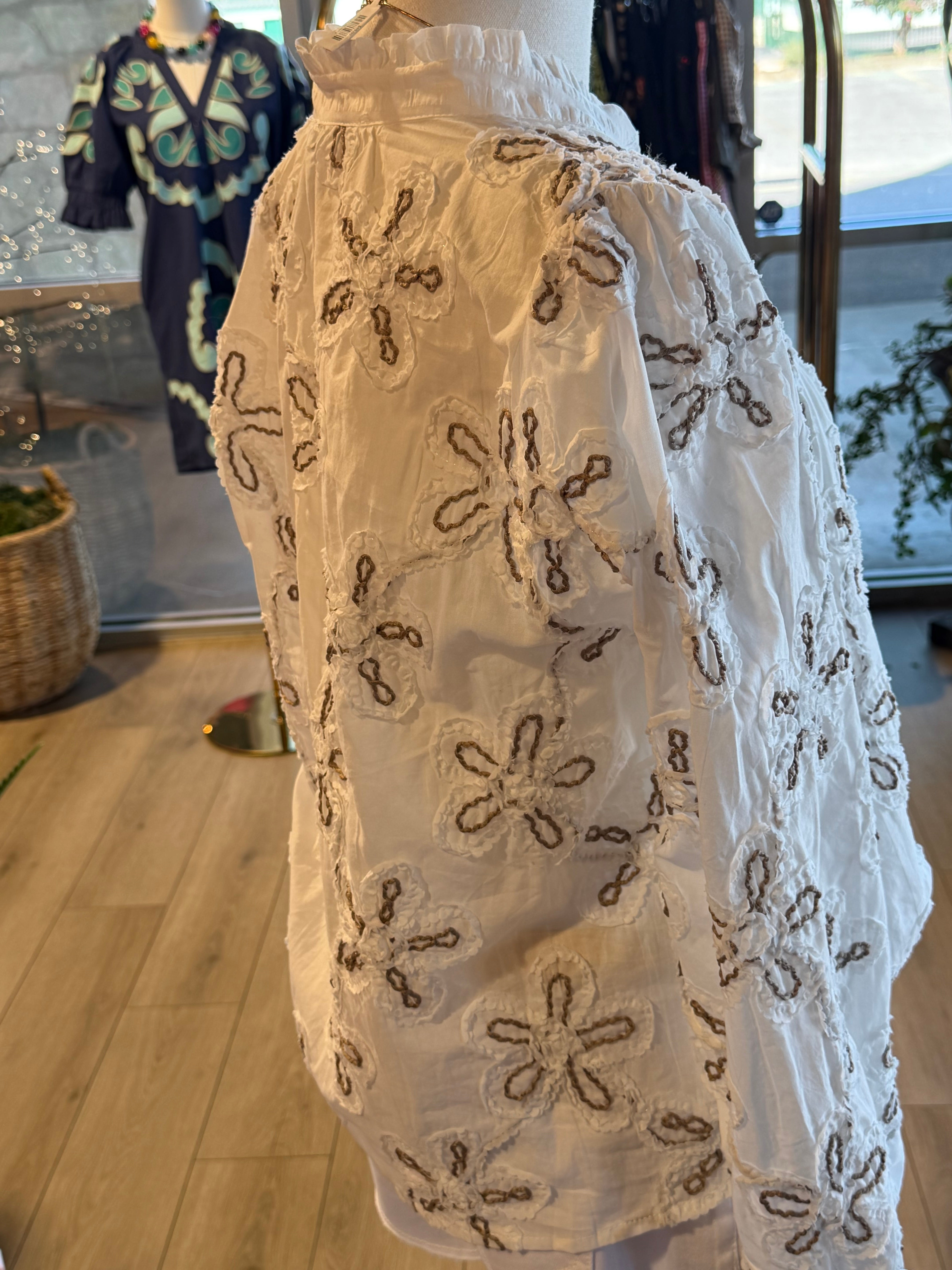 Myra Embroidery Top