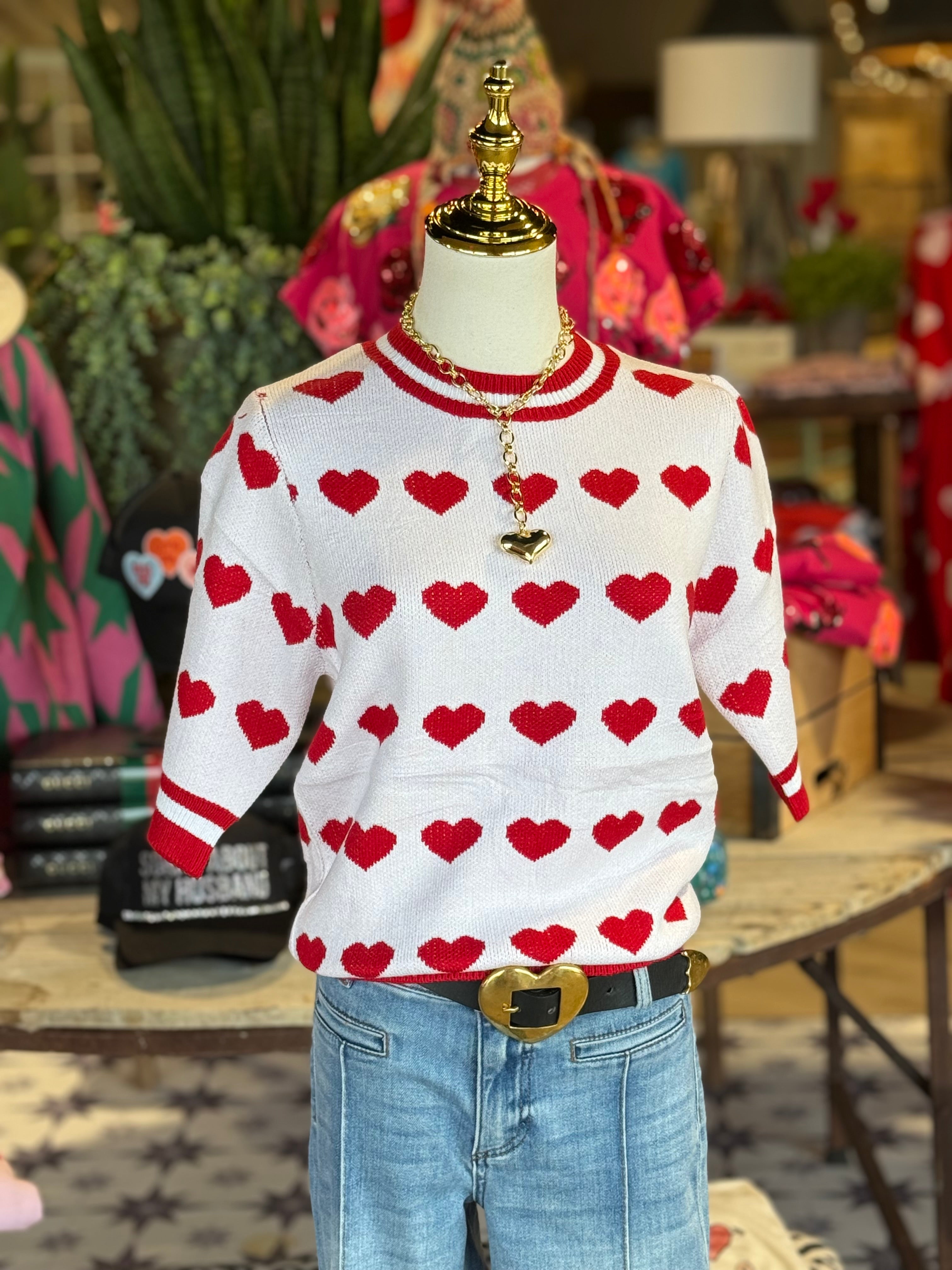 Hearts Galore Sweater