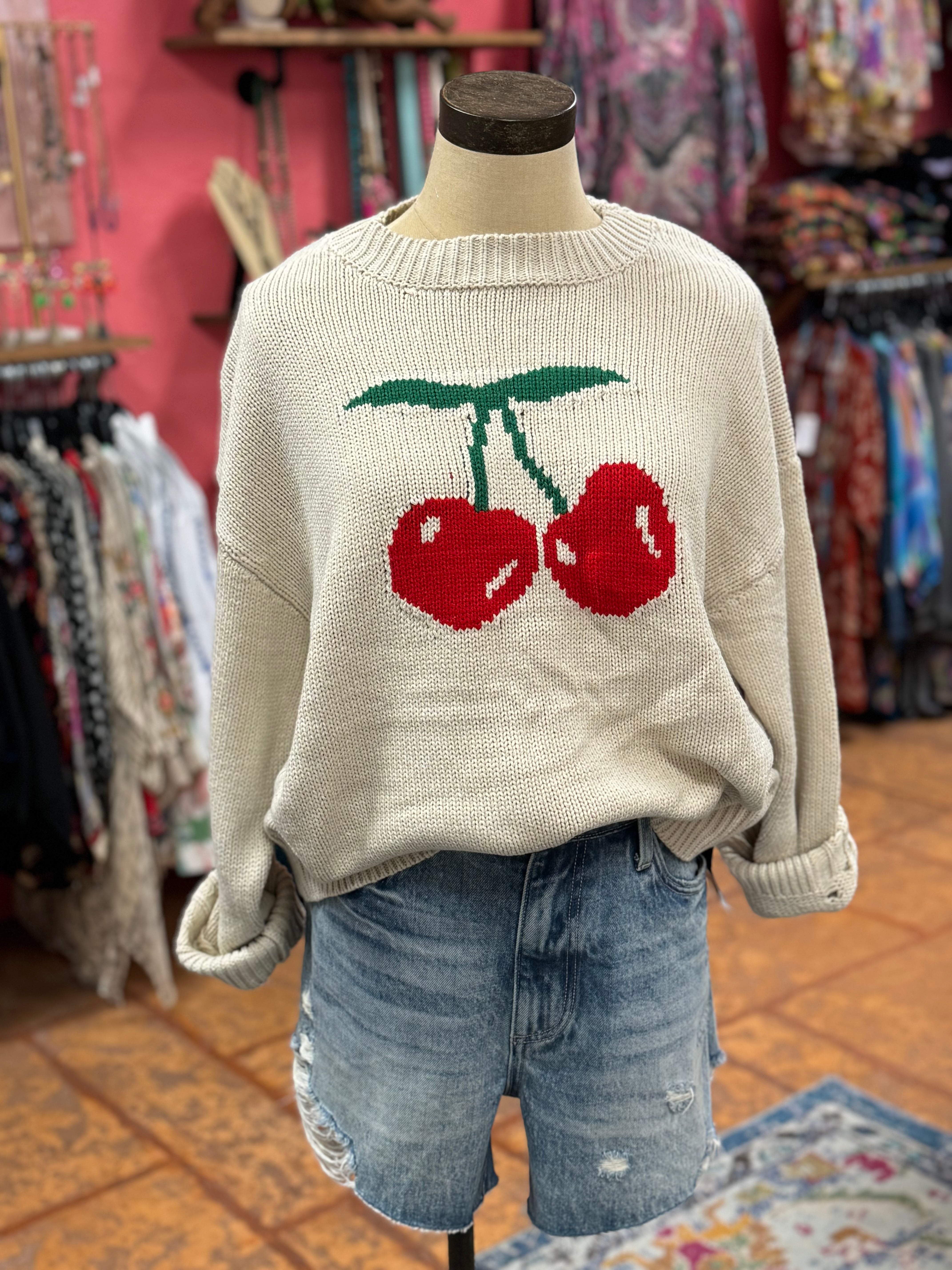 Cherrie Cherry Sweater