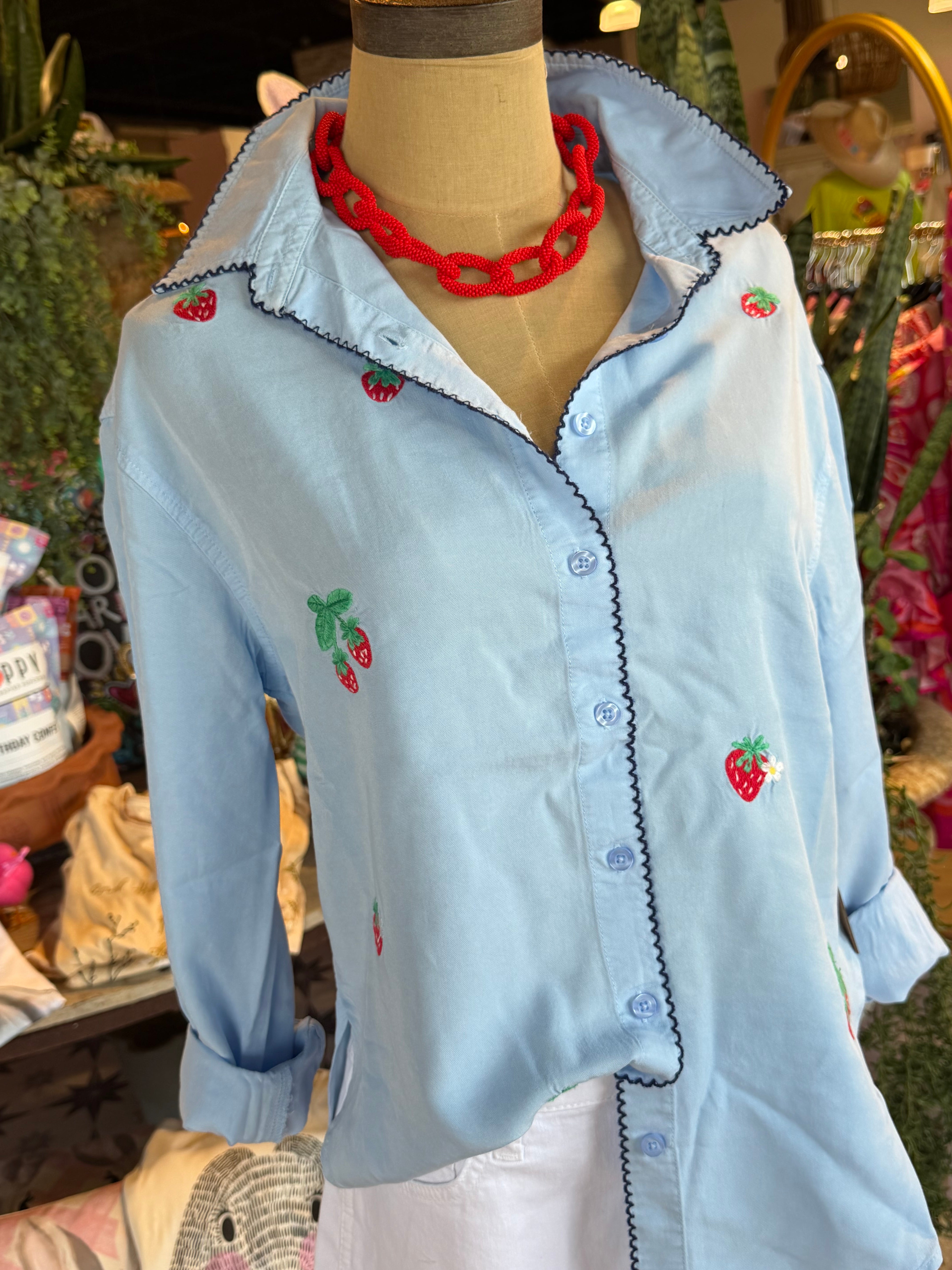 Strawberry Kisses Top