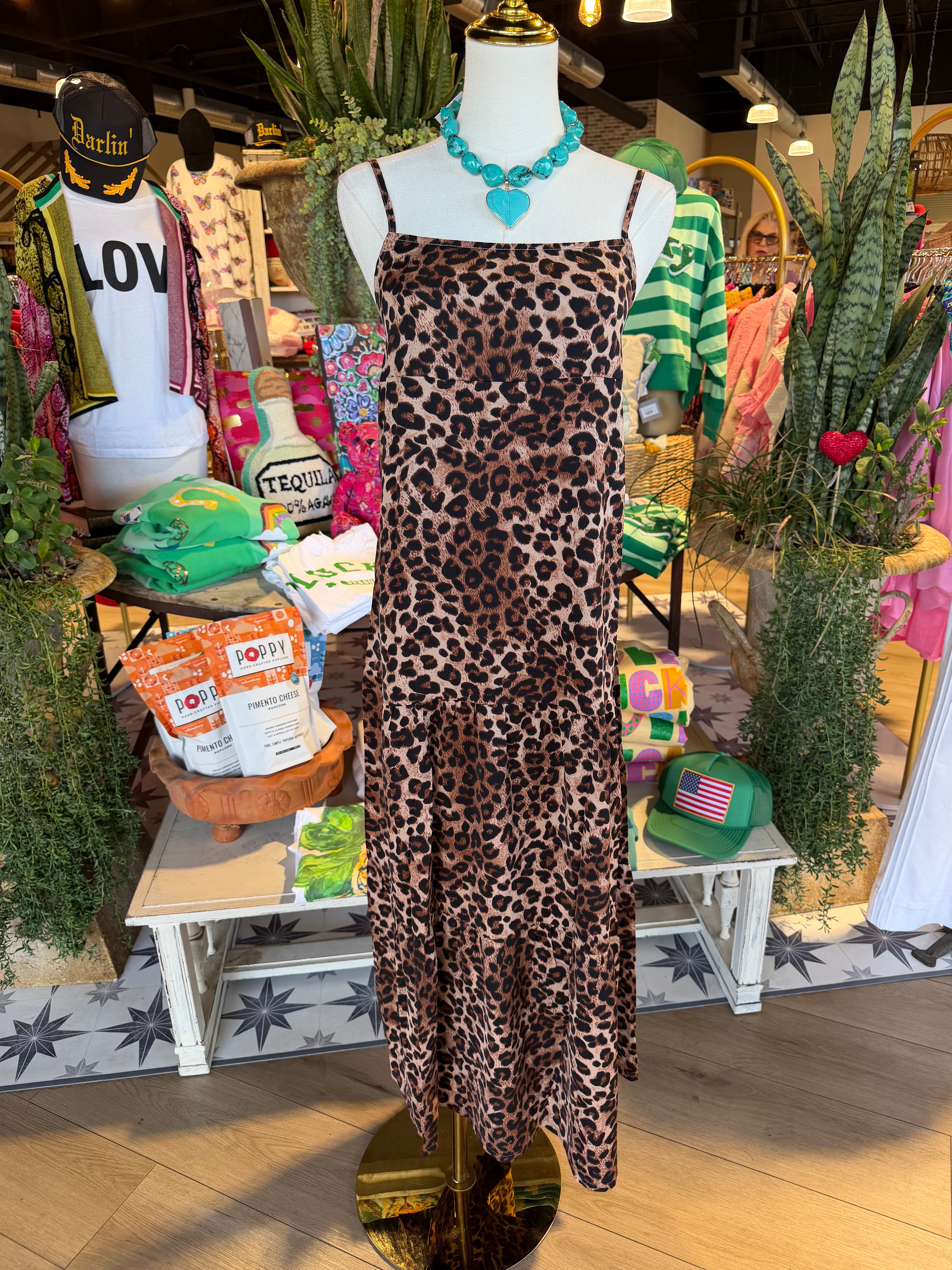 Leopard Midi Dress