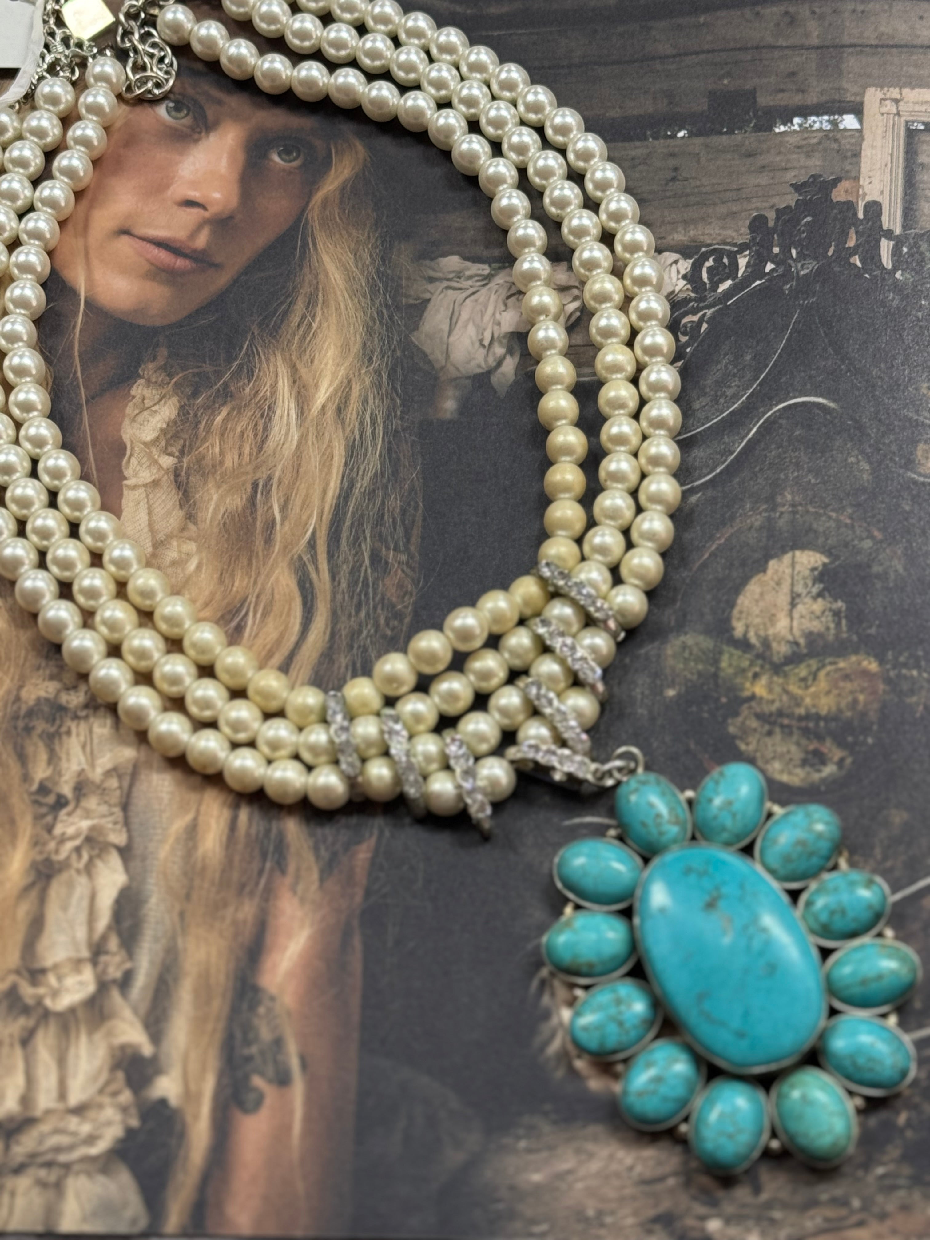 MITDS- Turquoise/Pearls