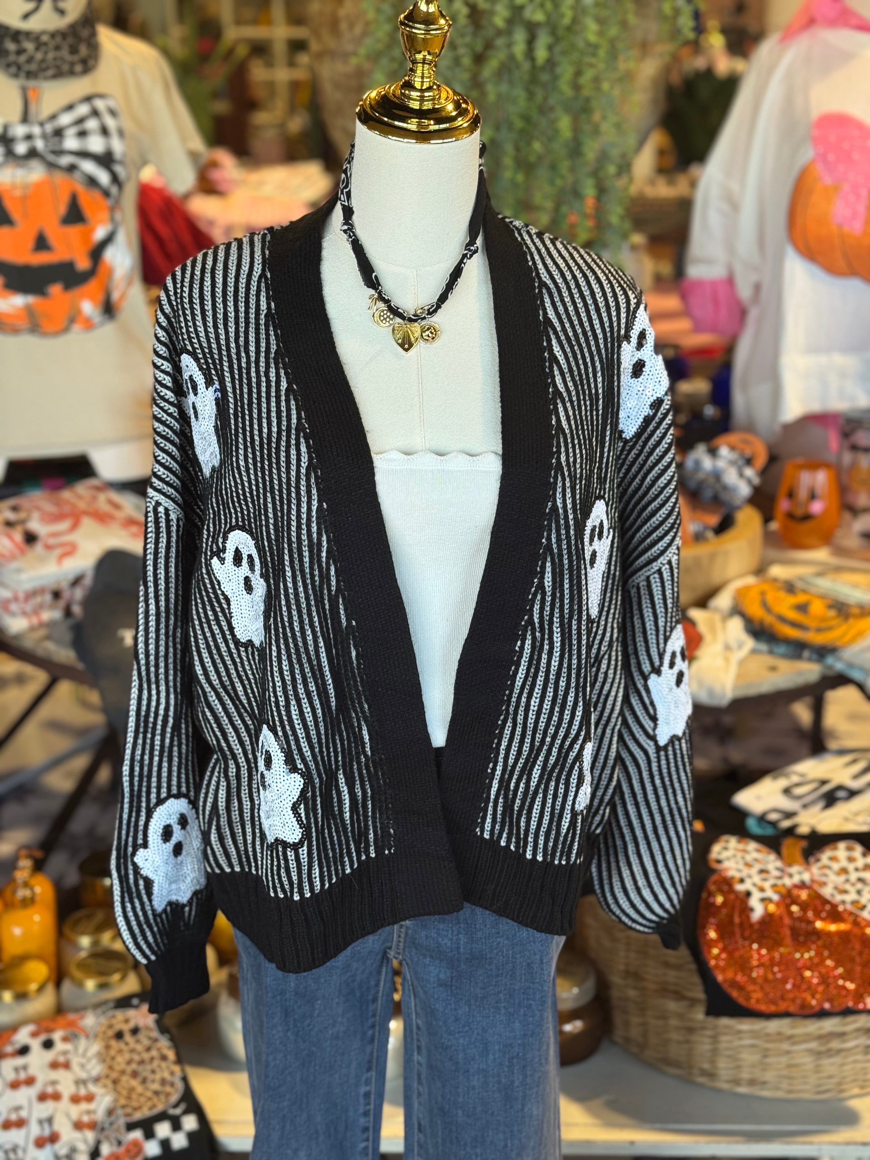 Ghost Sequin Cardigan