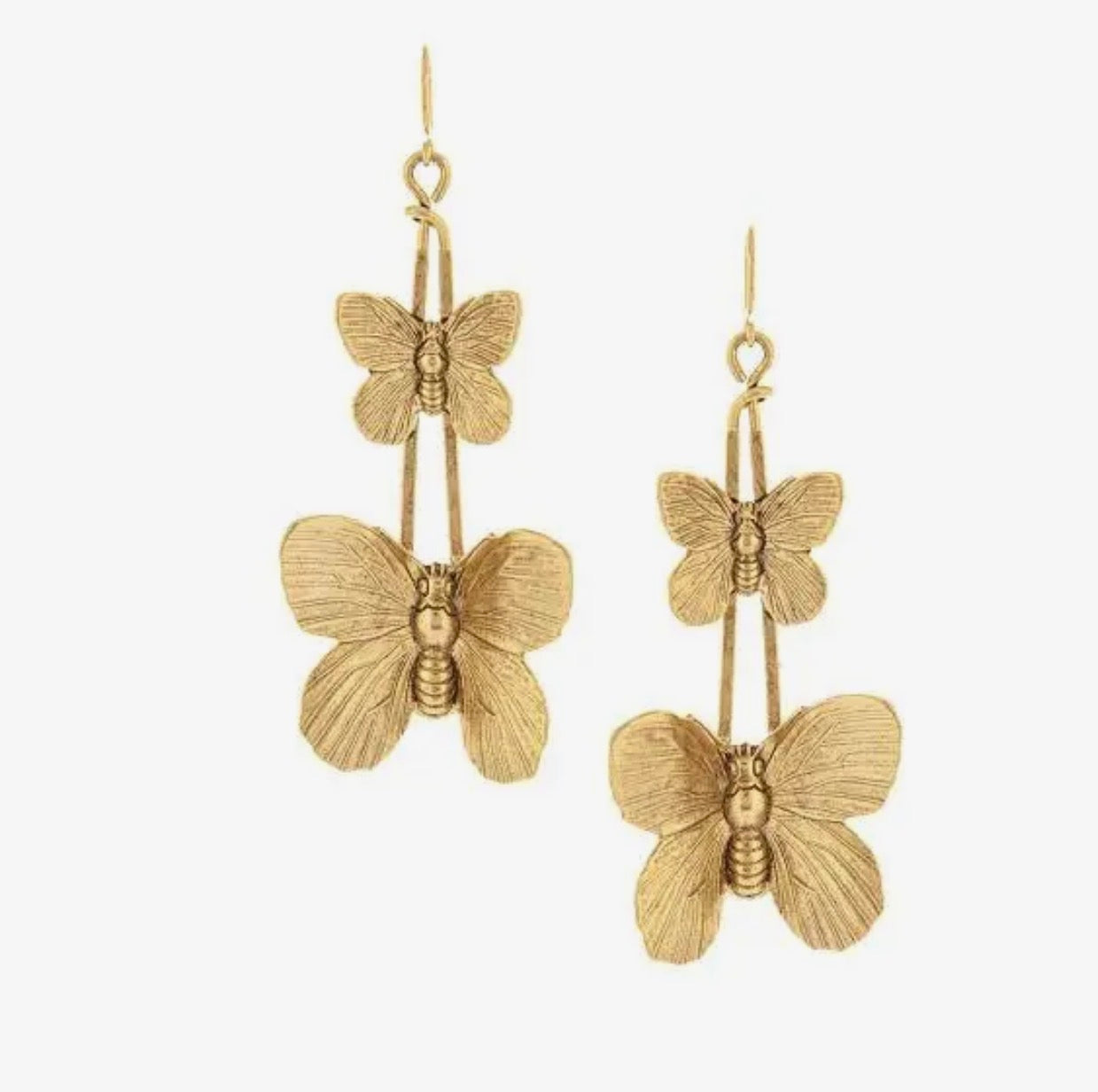 Butterfly Drop Earrings