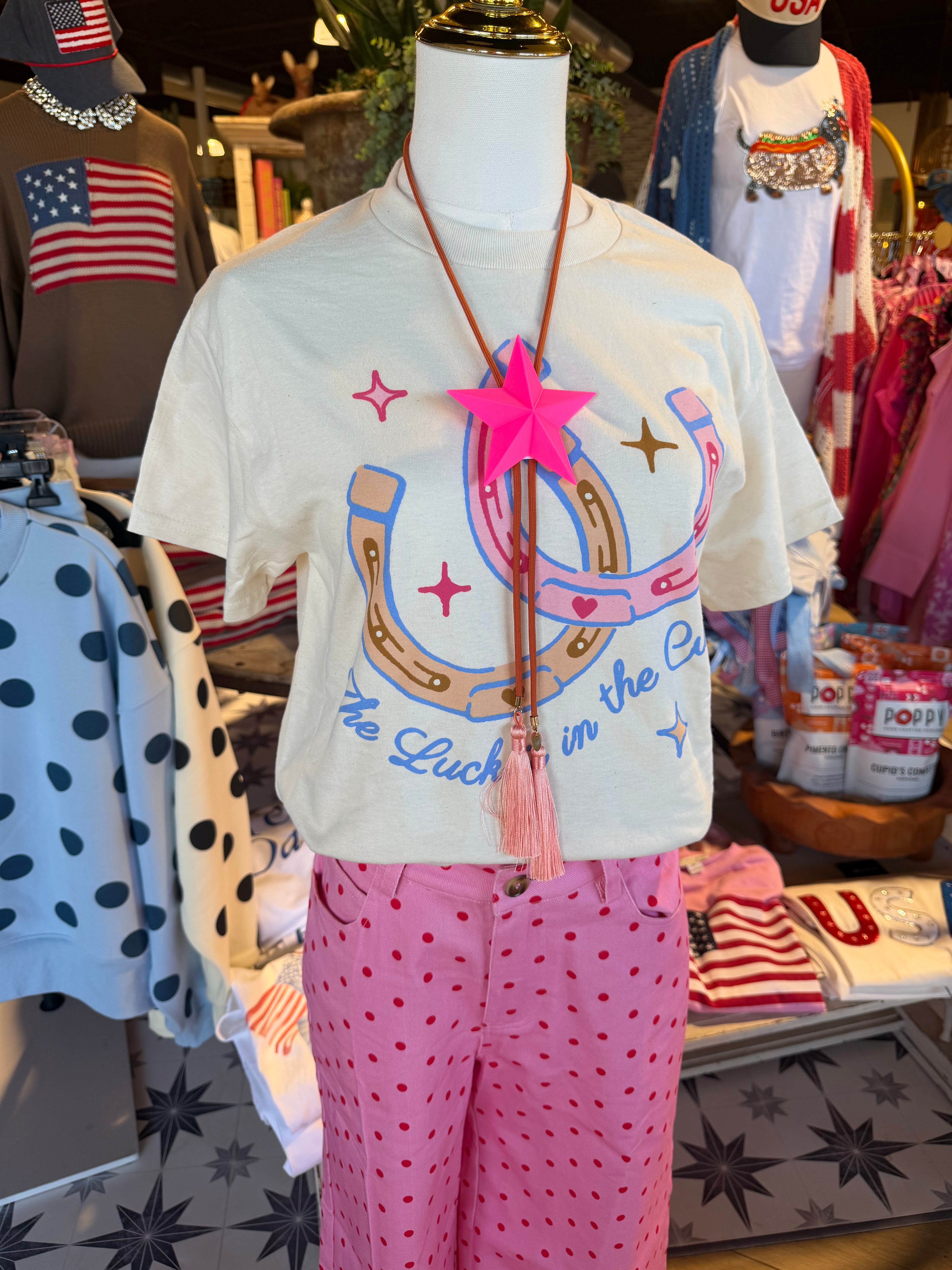 The Luck is in the Curves Tee
