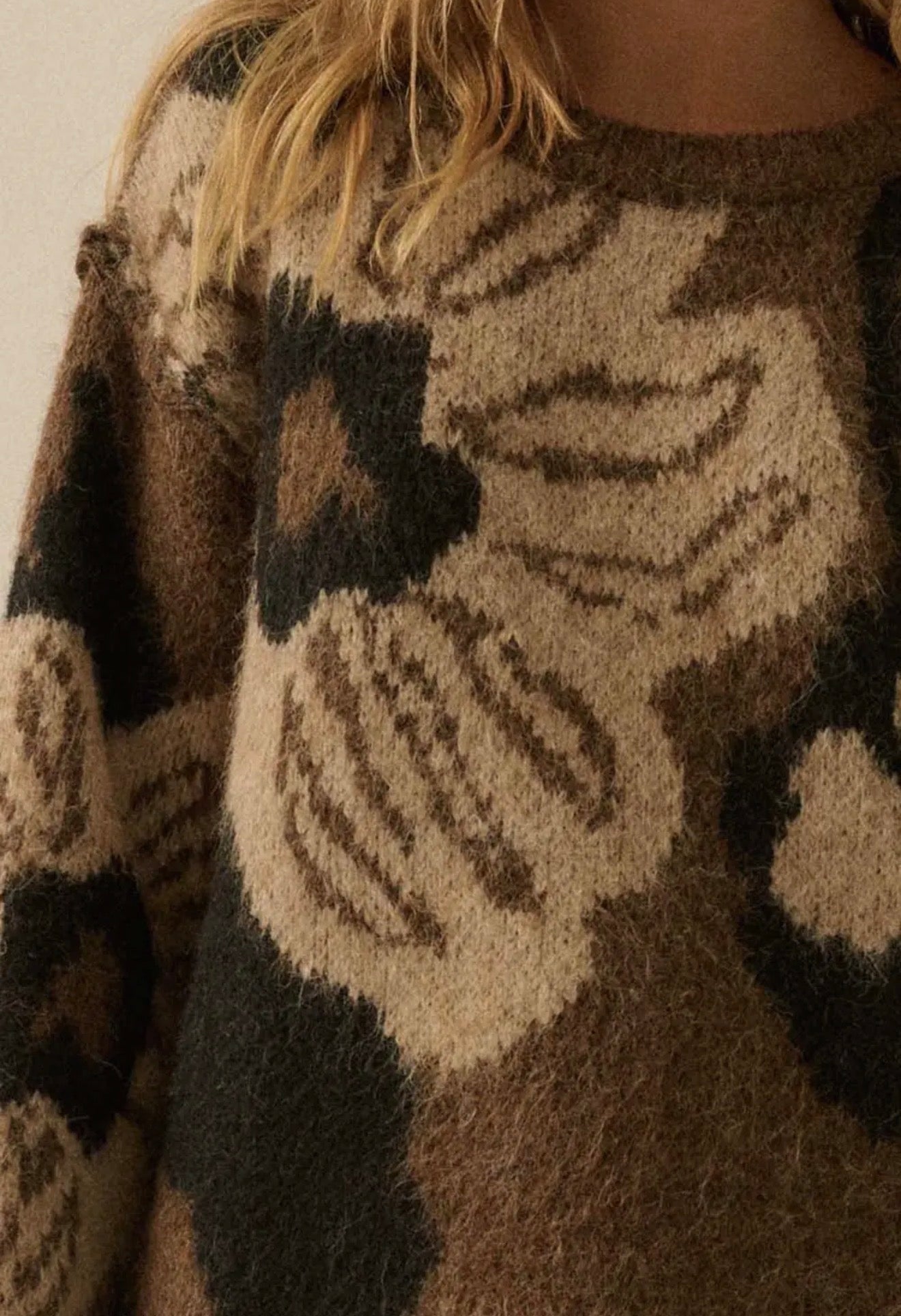 Jackie Floral Sweater