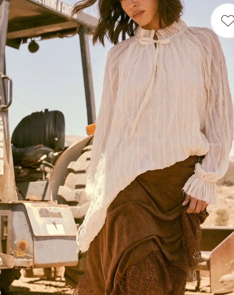 Ruffle Chiffon Dress