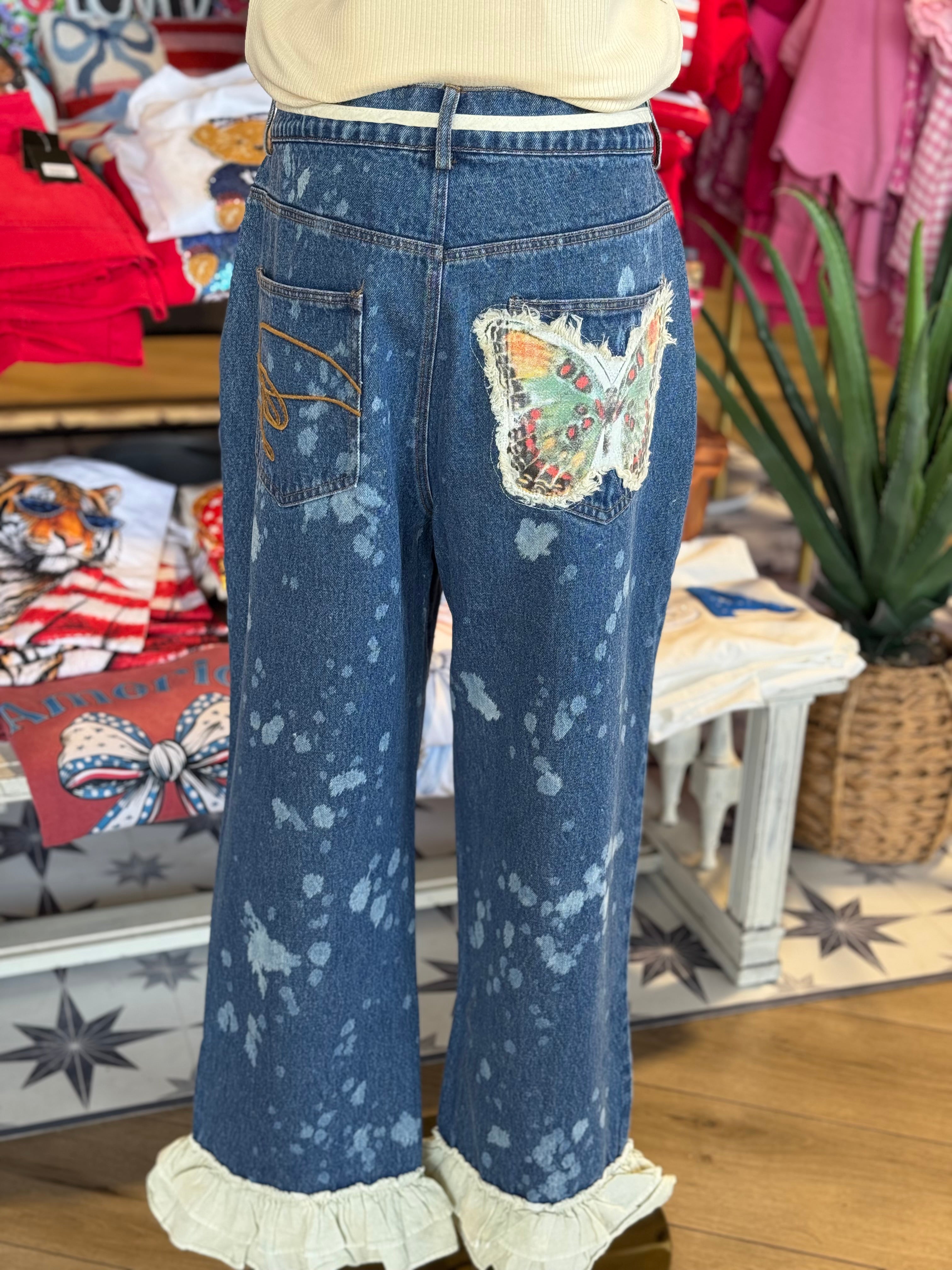 Flutter Sky Jeans