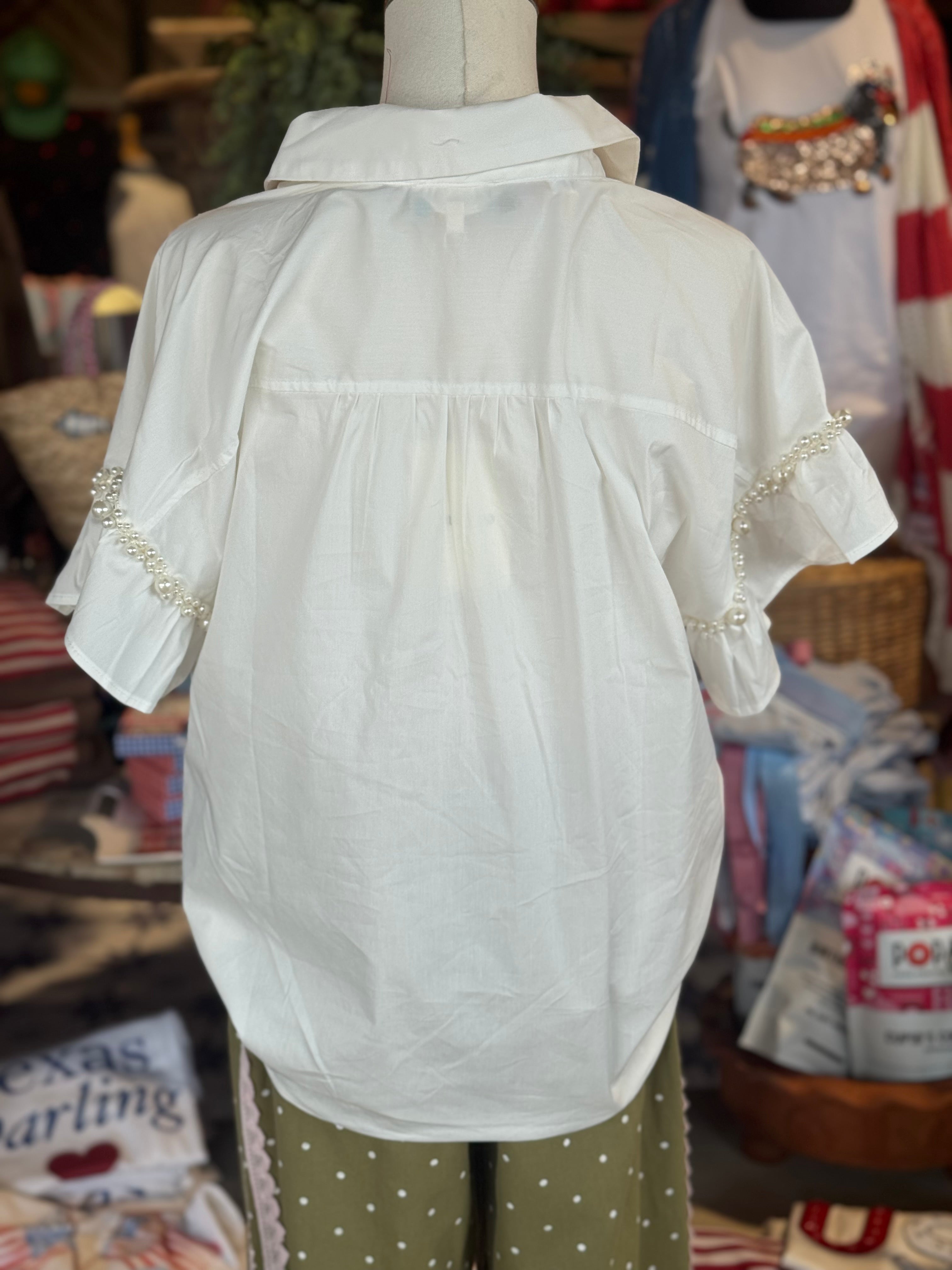 Janet Pearl Top