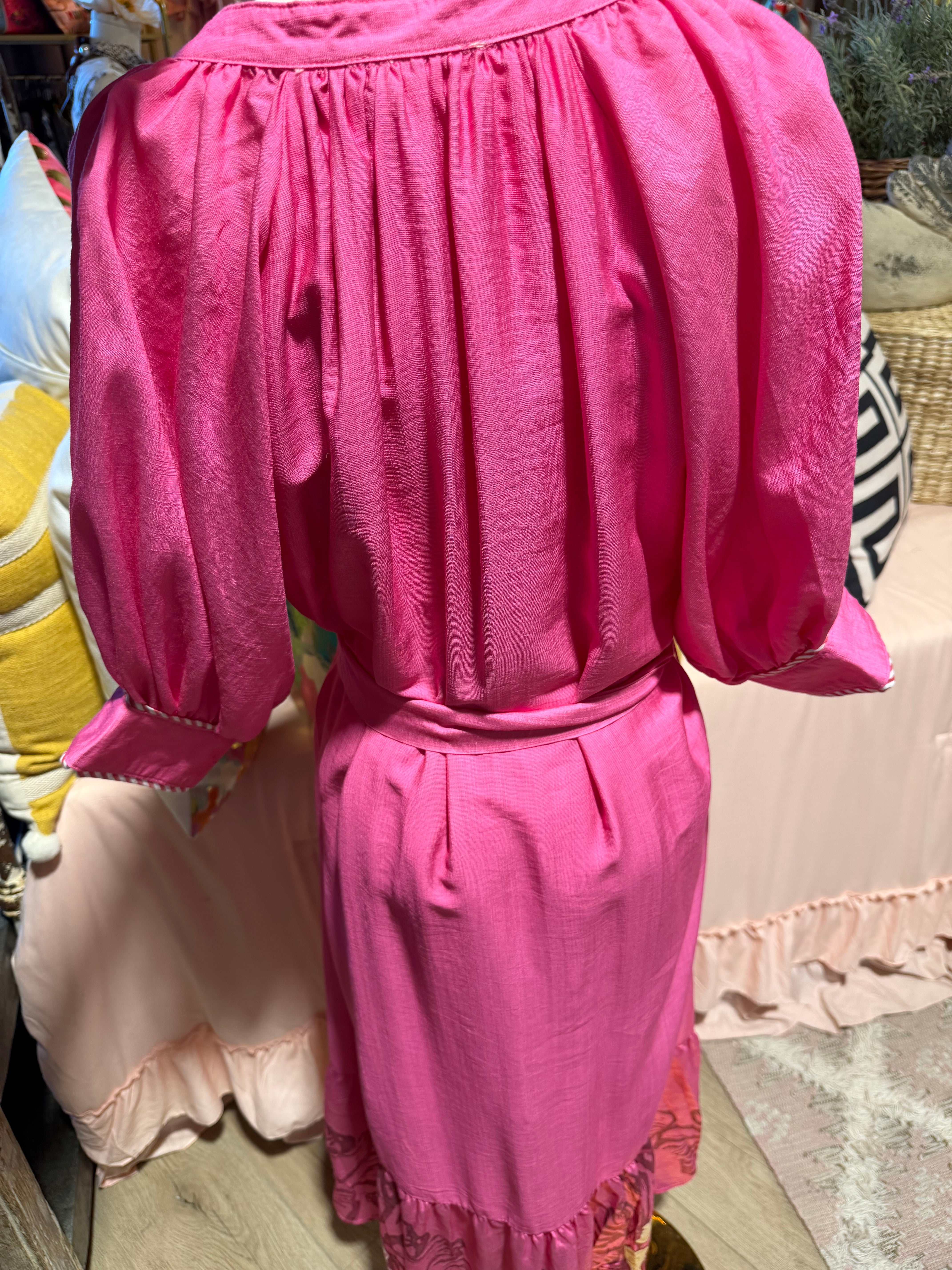 Raspberry Starburst Dress