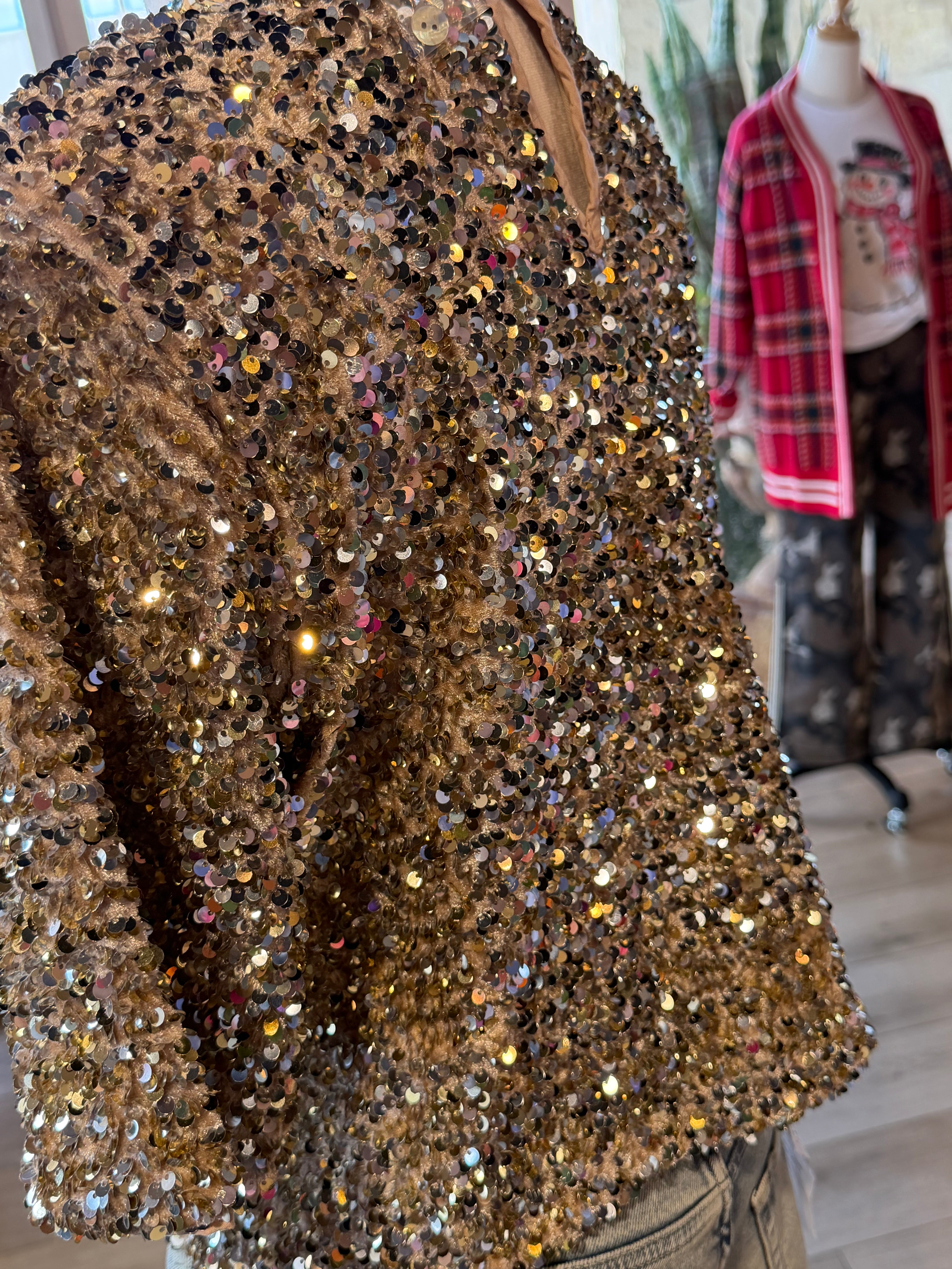Champagne & Sequins Top
