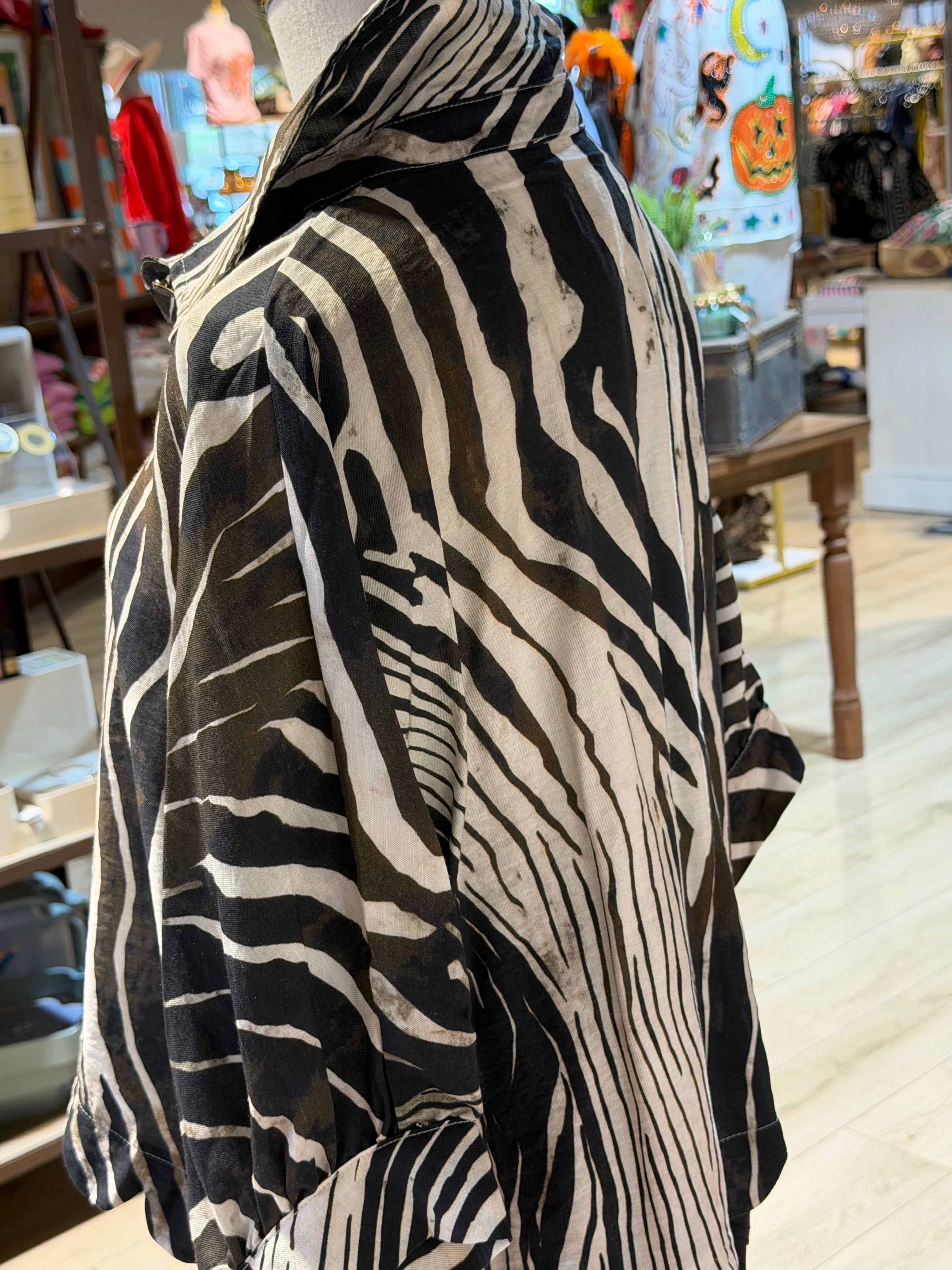 Zebra Stripes Top