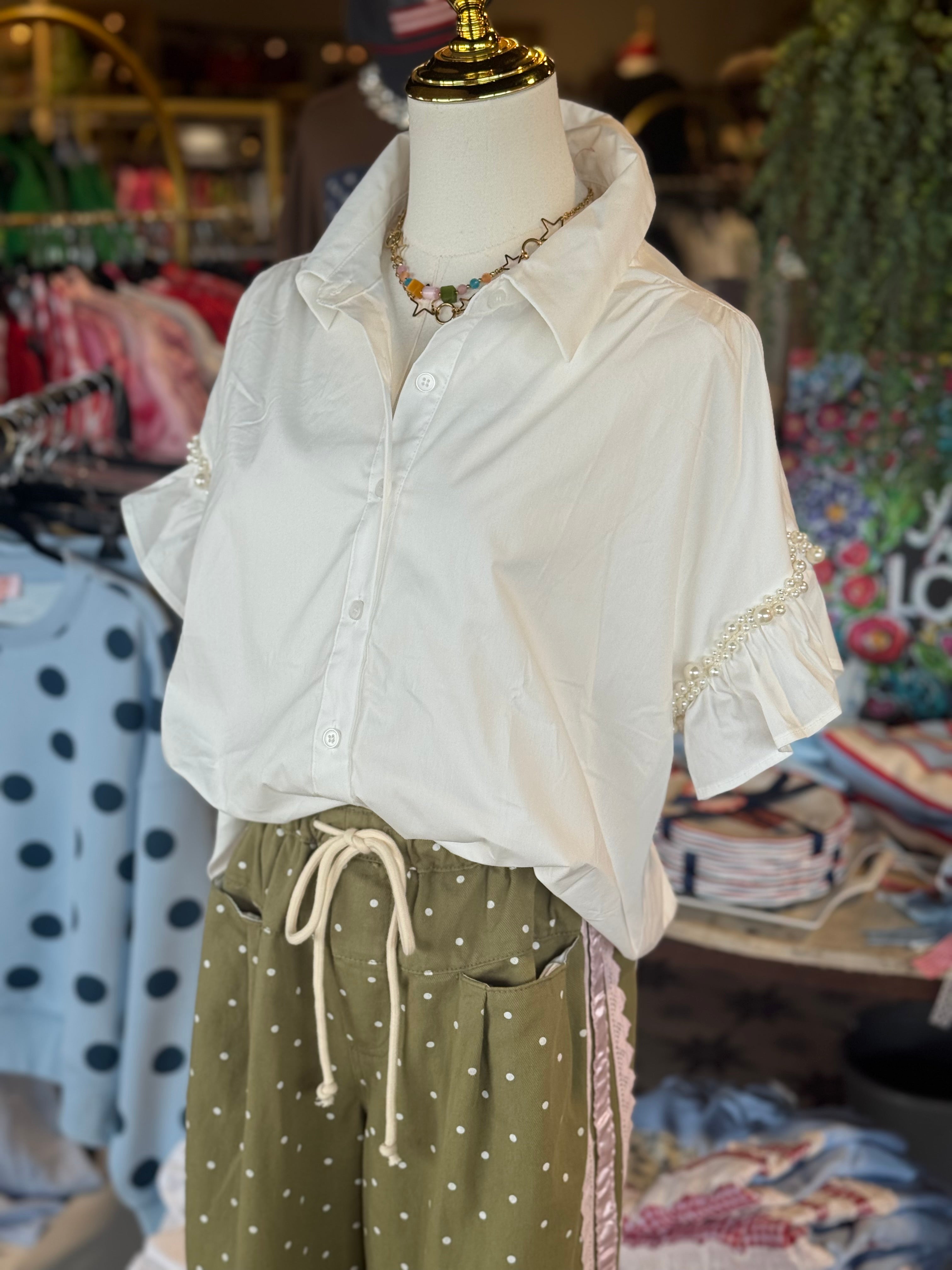 Janet Pearl Top