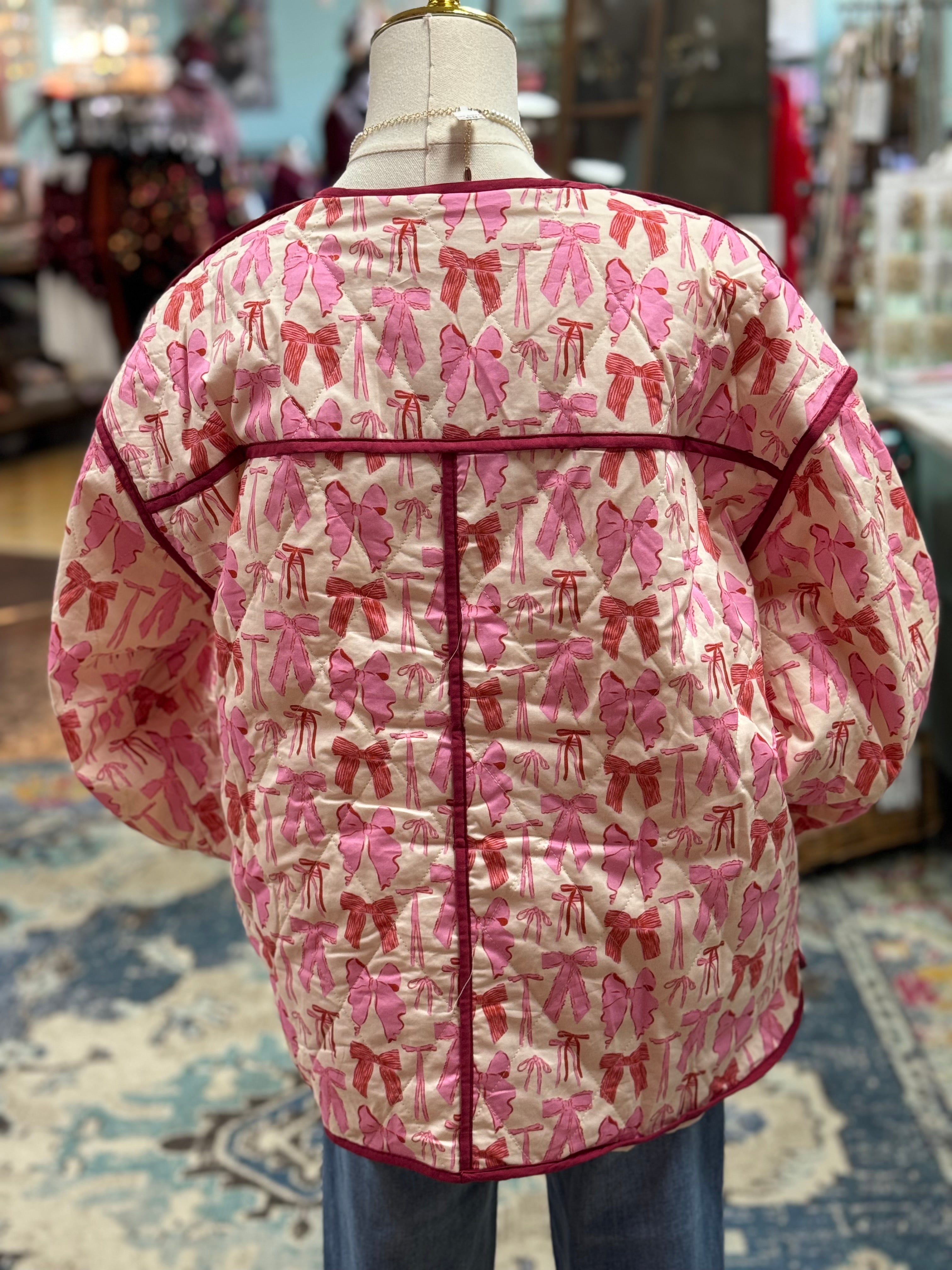 Bows Galore Quilted Jacket