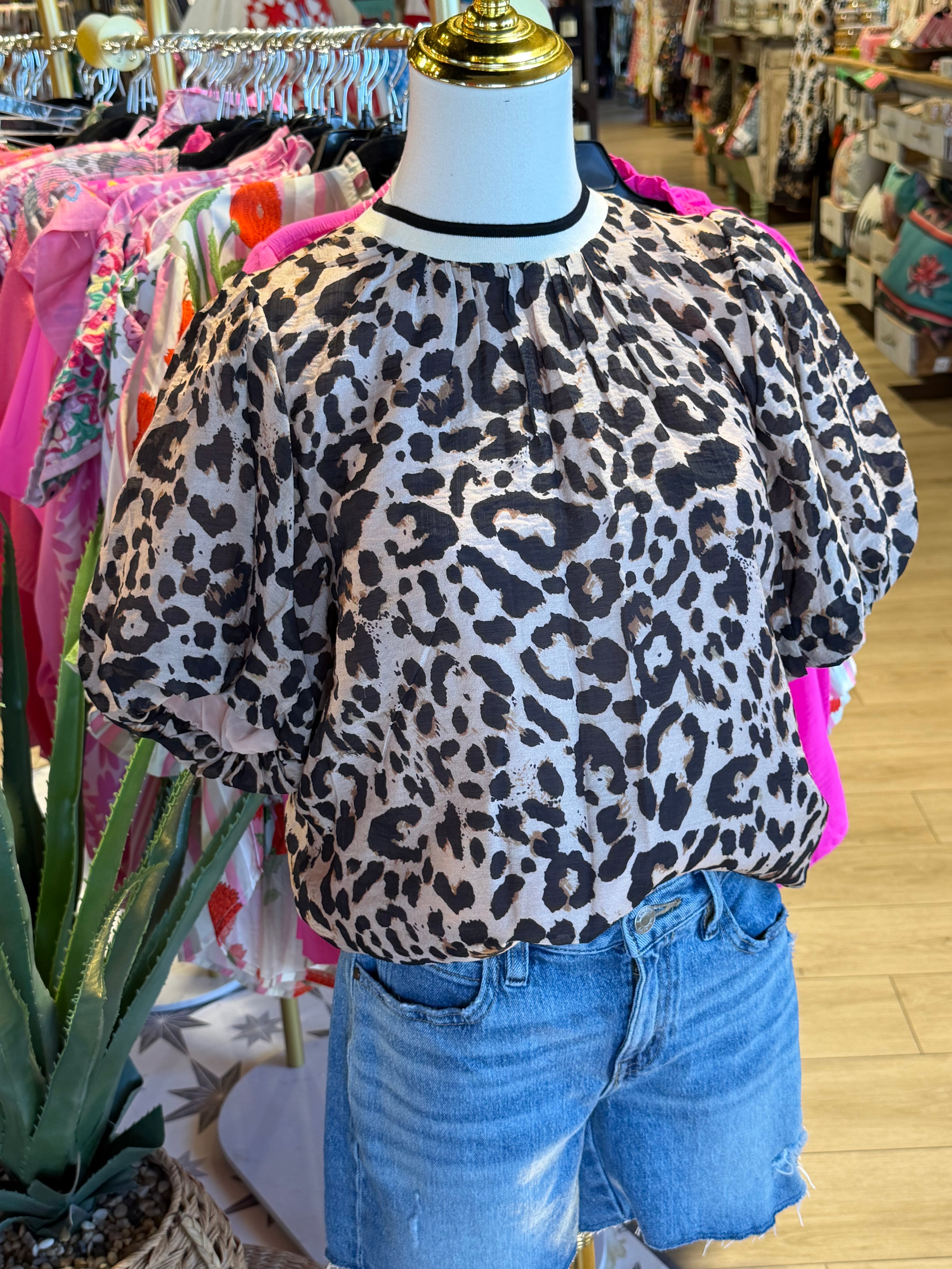Chloe Animal Print Top