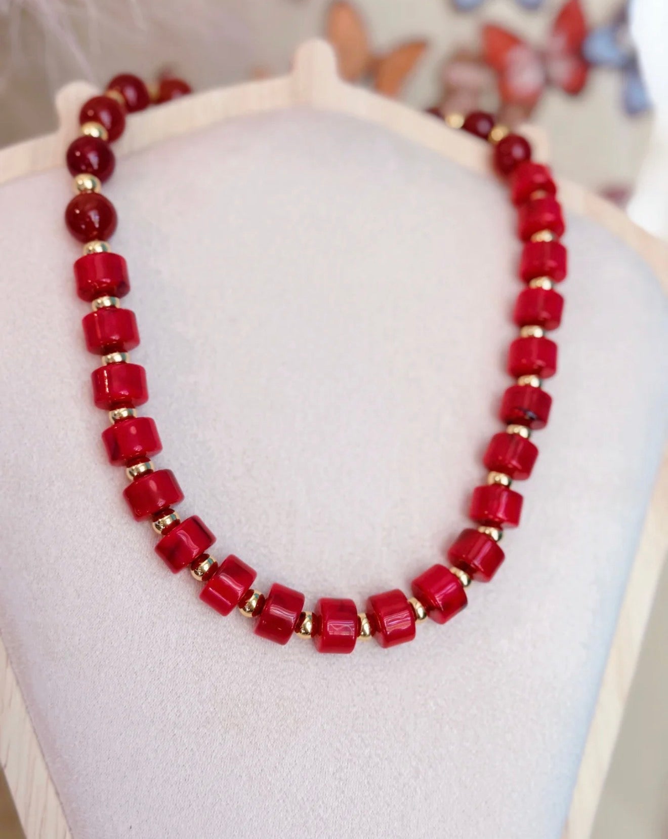 Ruby Bubble Necklace