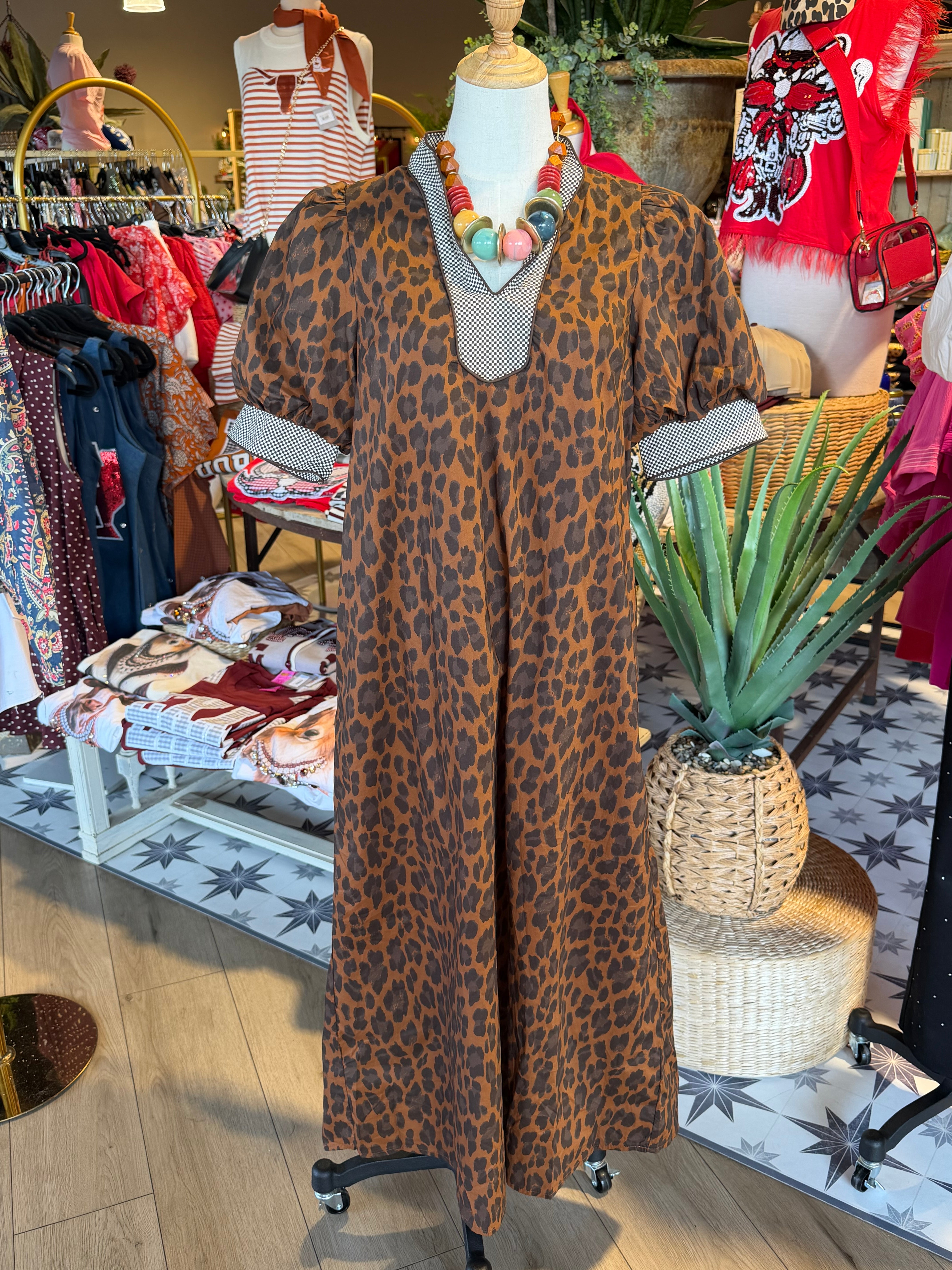Kenzie Leopard Dress
