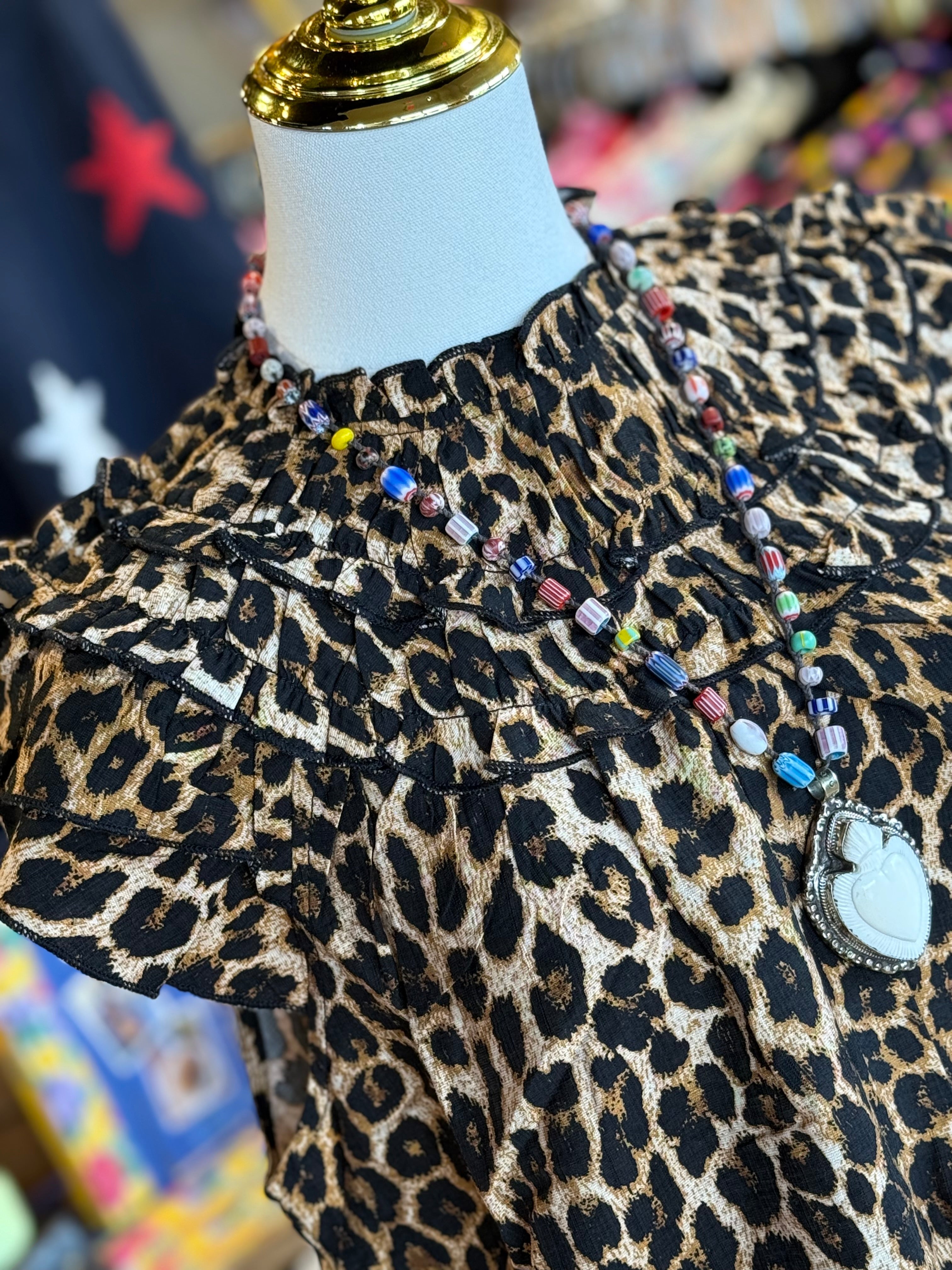 Elsa Leopard Top