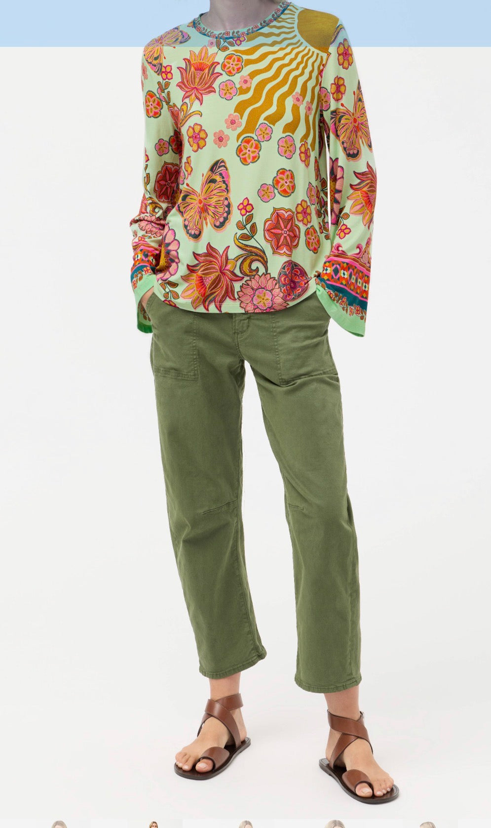 Janie Favorite Flare Bamboo Top