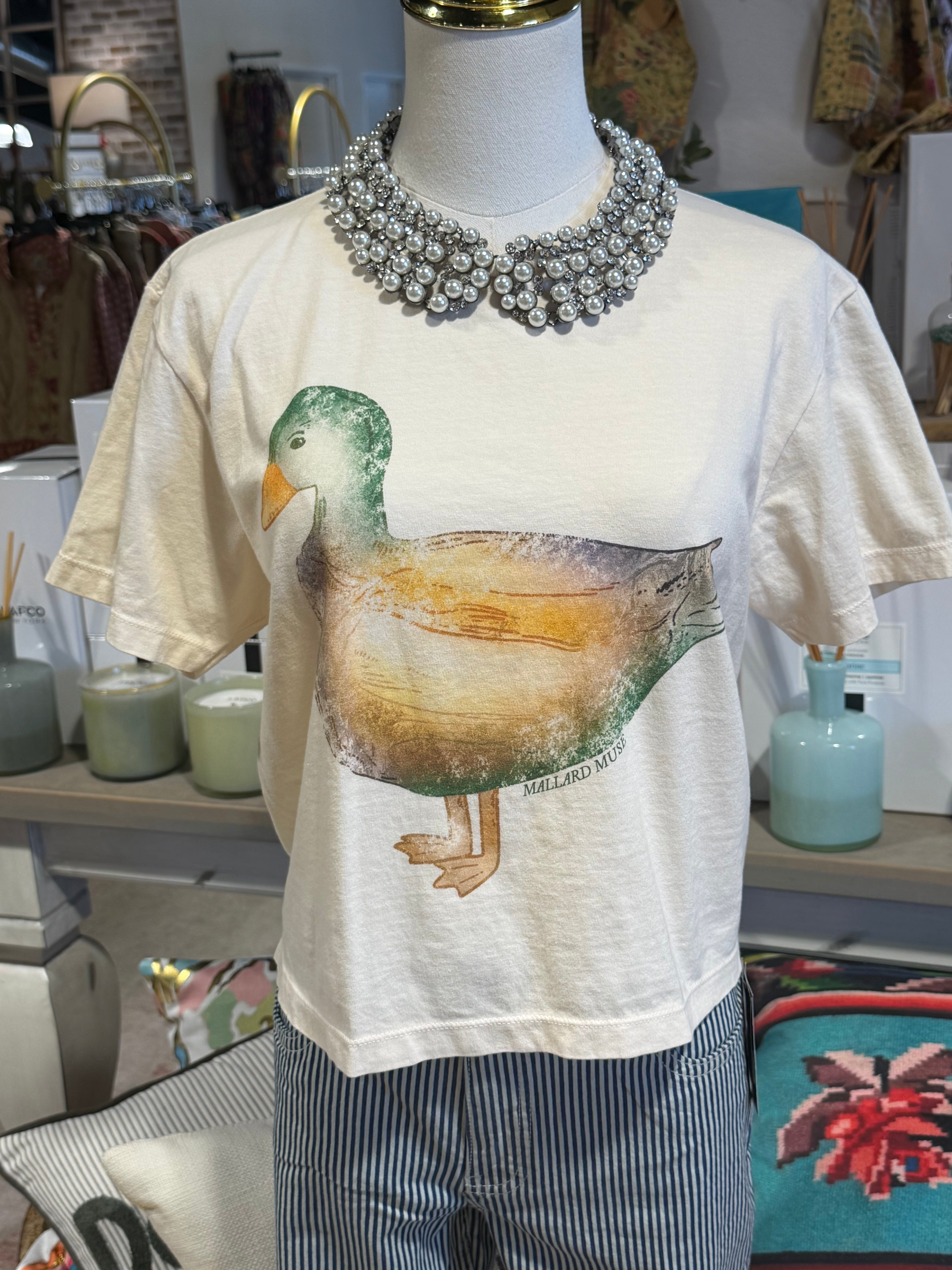 Mallard Muse Crop Tee