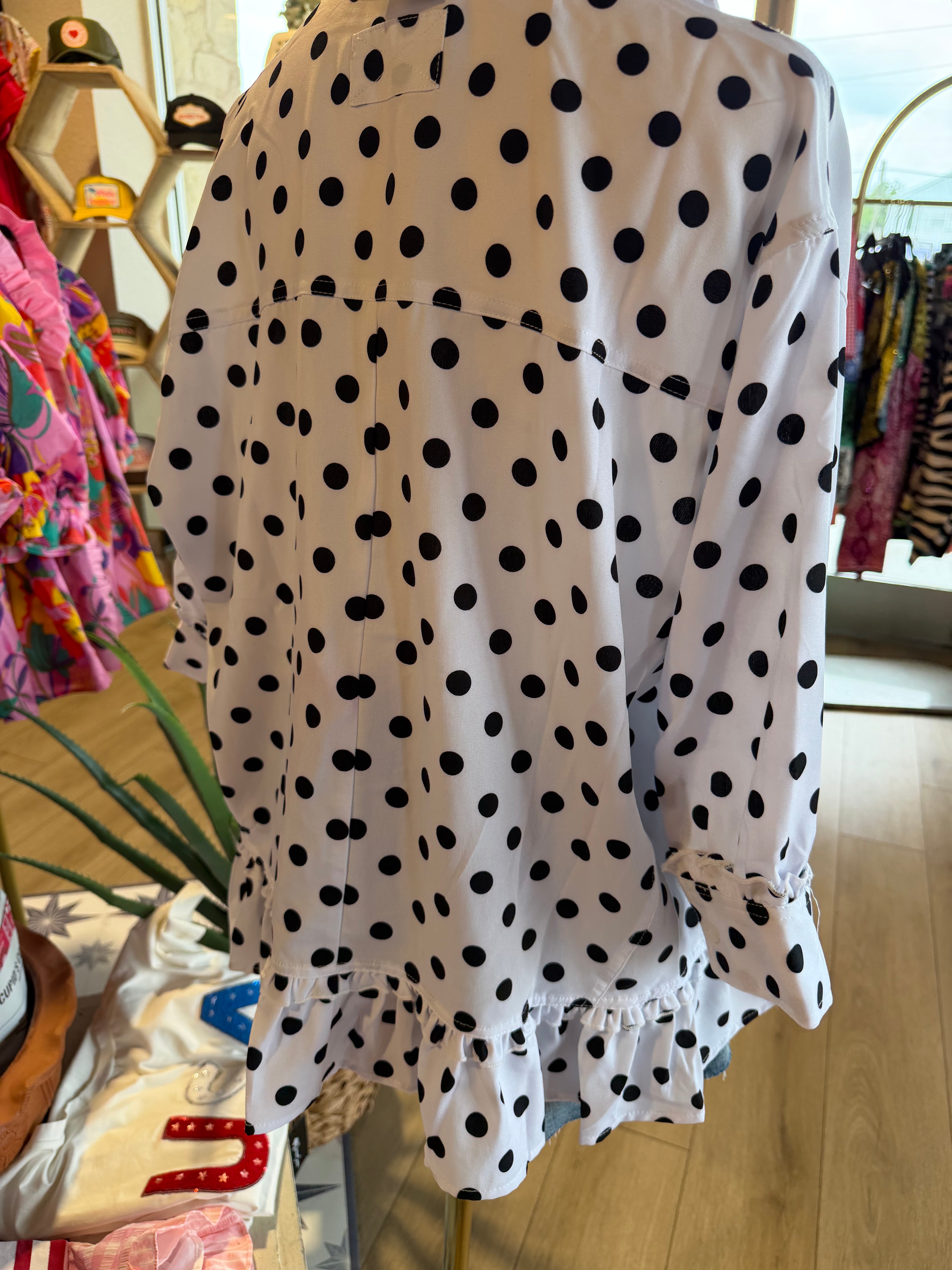 Polka Dot Alley Top