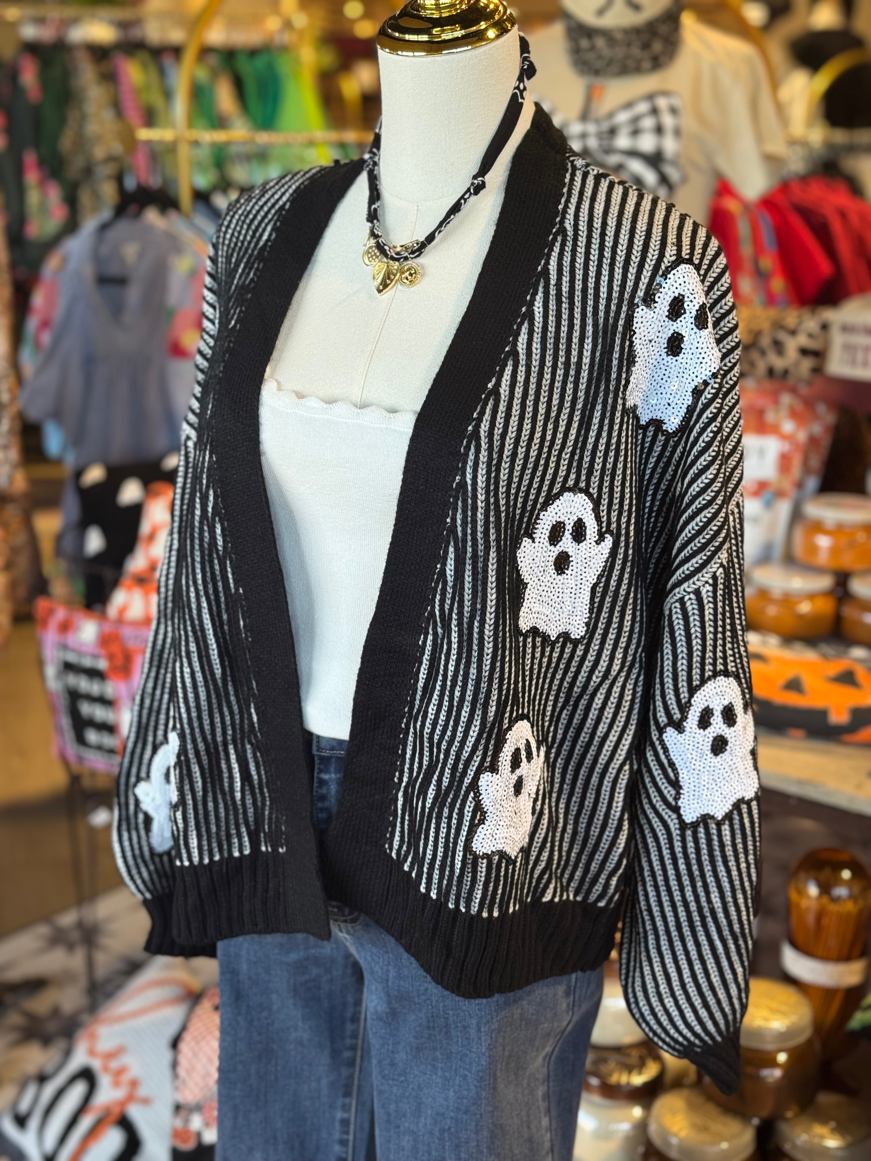 Ghost Sequin Cardigan