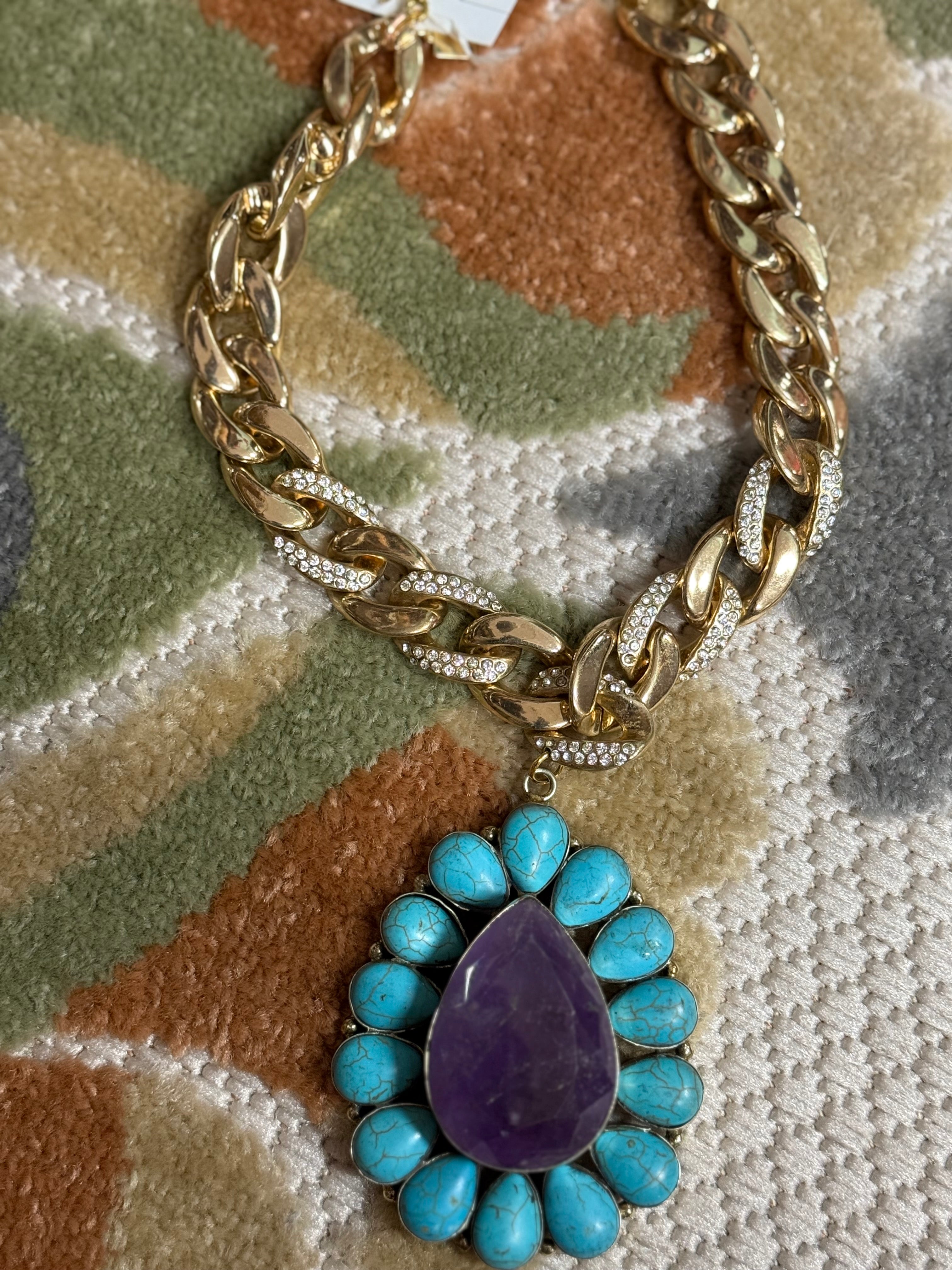 Amethyst and Turquoise