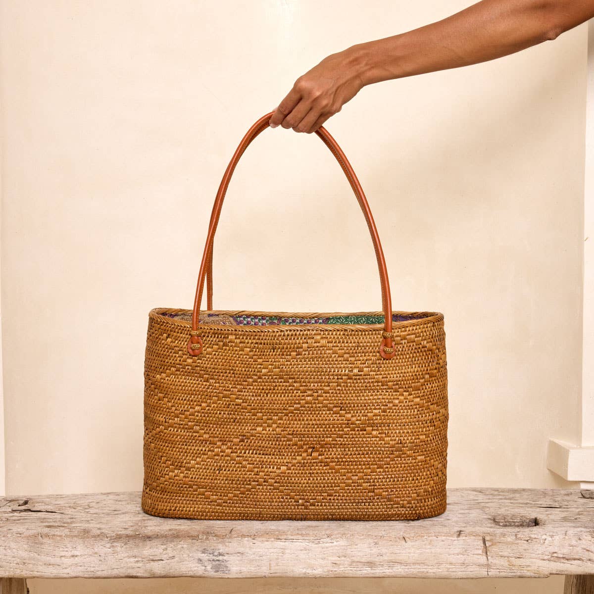 Ata Vine Tote Bags - Medium