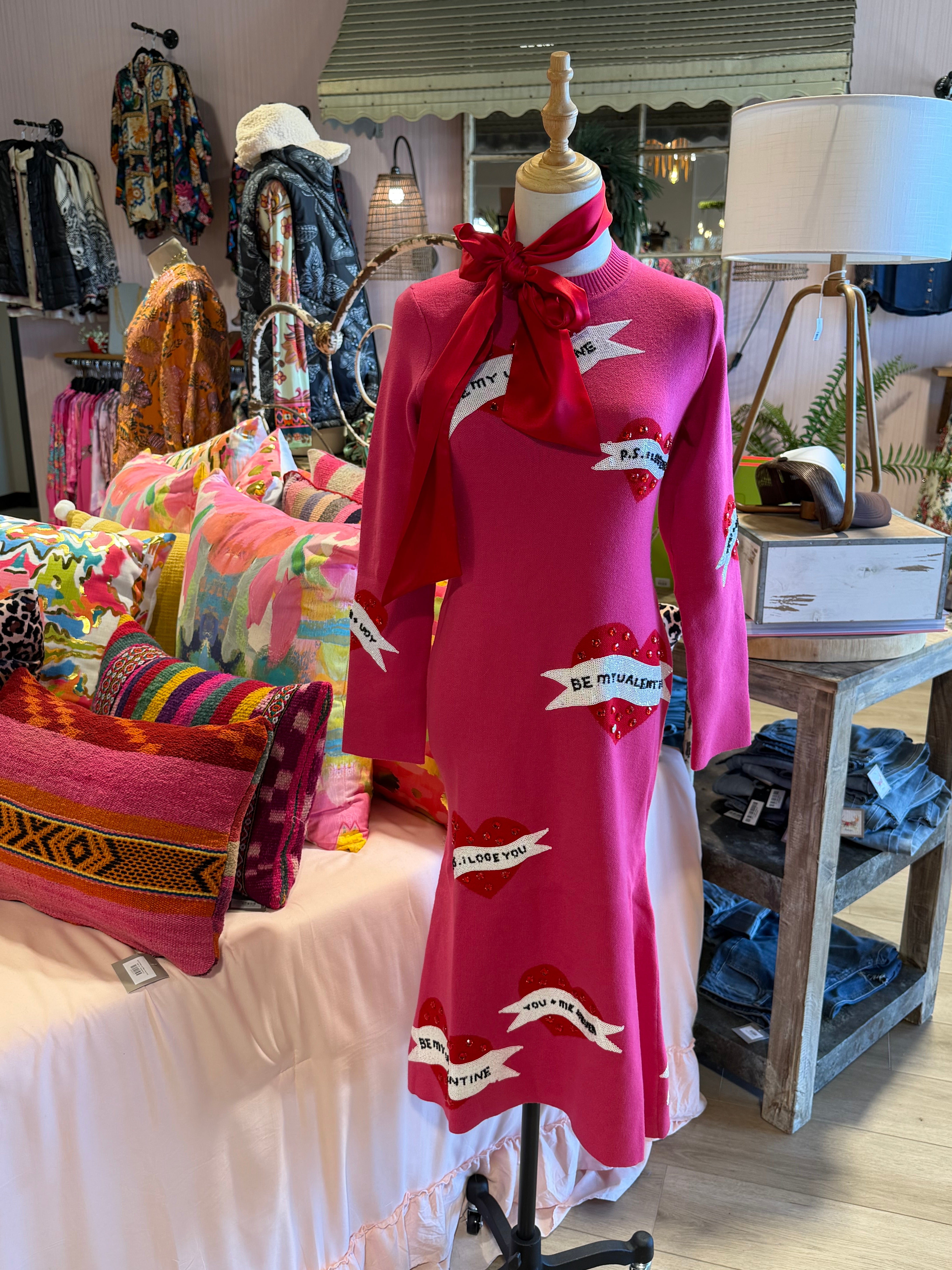 Bejeweled Valentine Dress