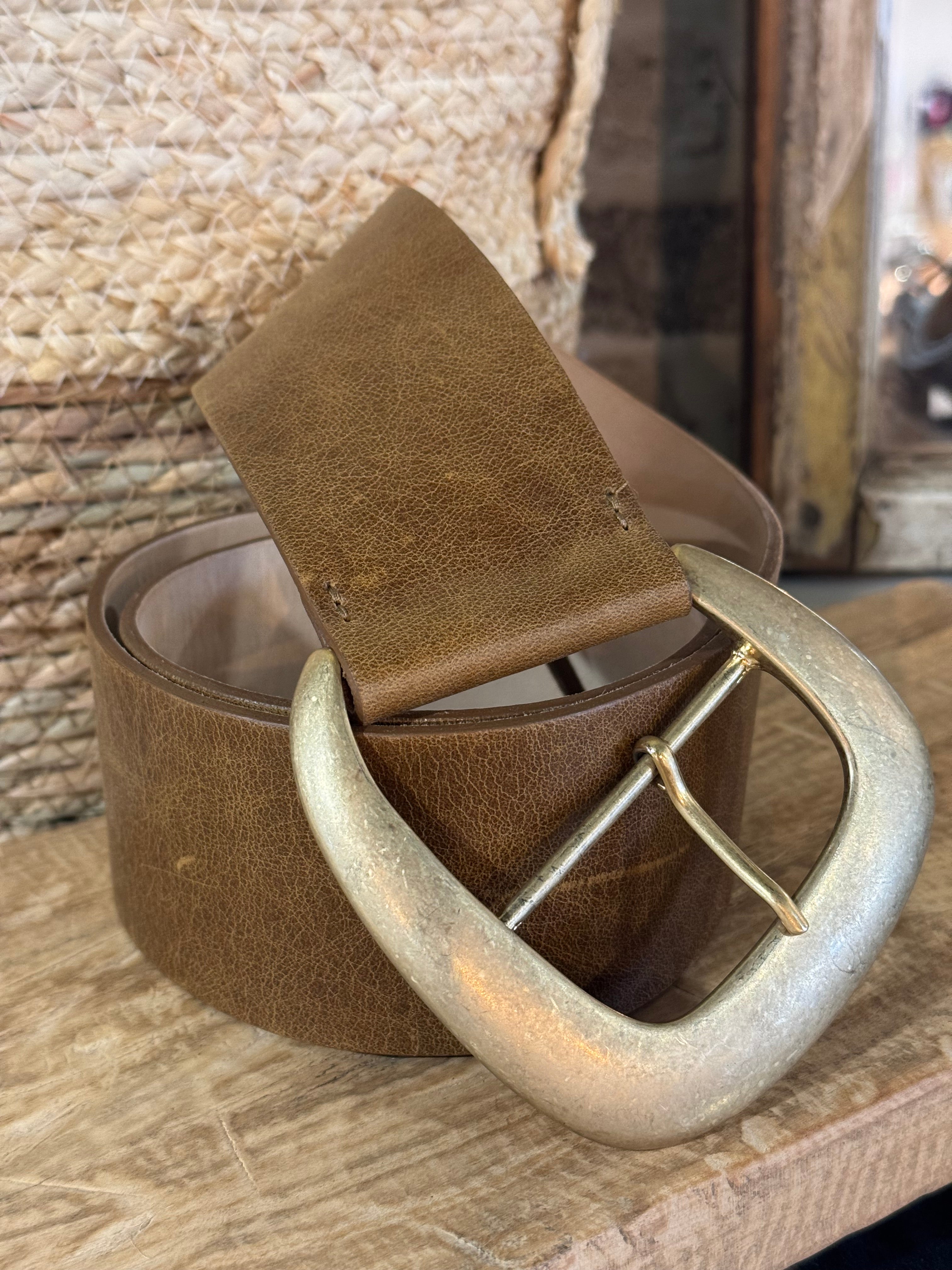 Tan & Gold Belt