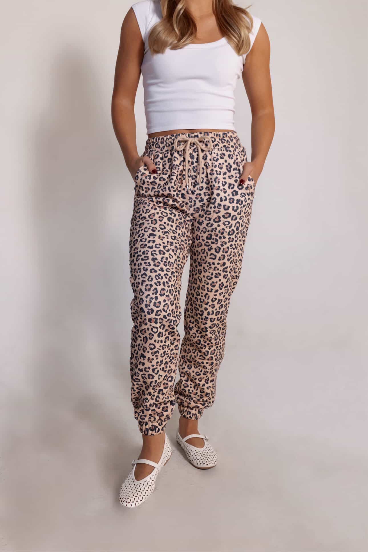 Leopard Joggers
