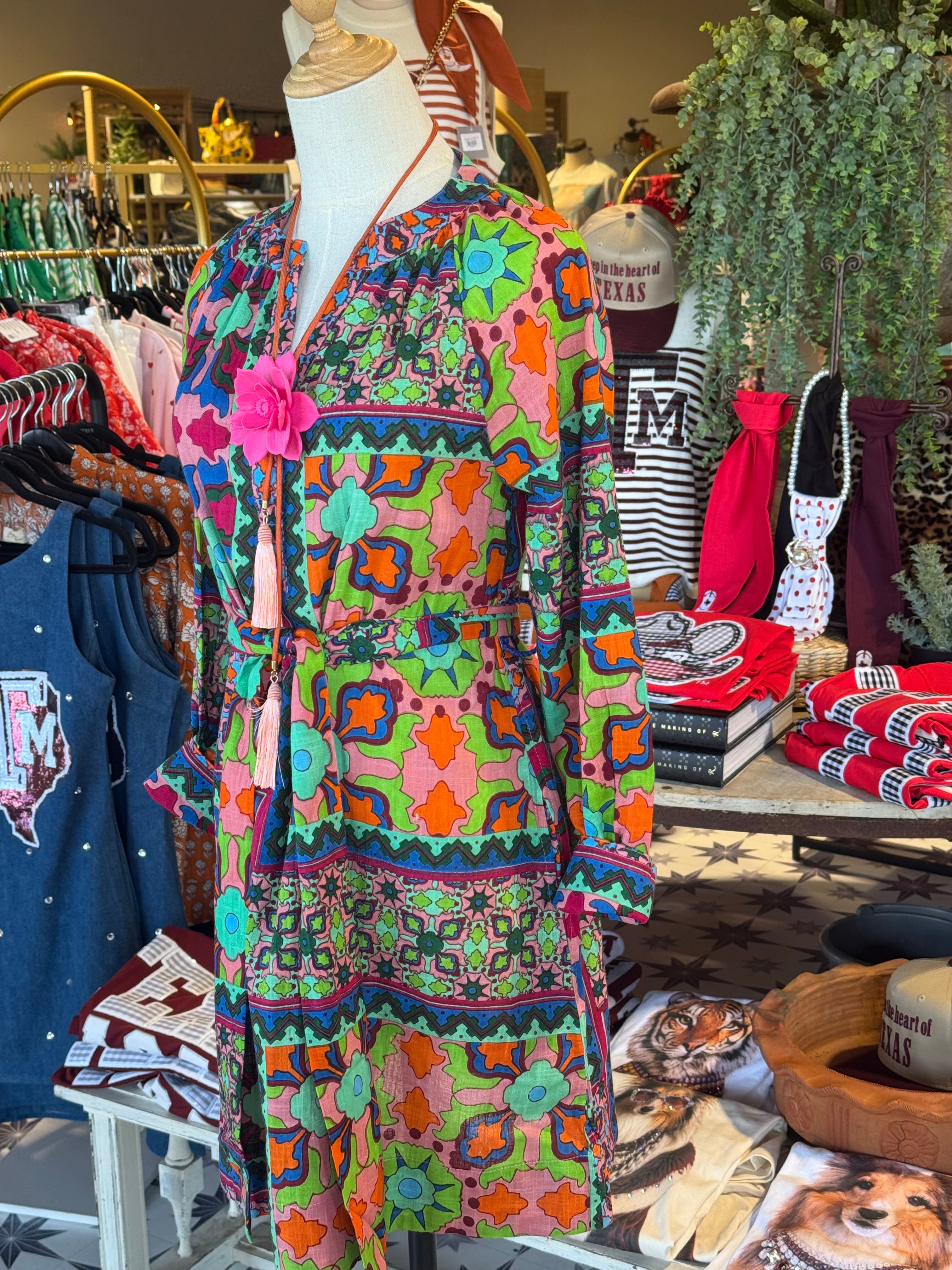 Popover Patch Dress