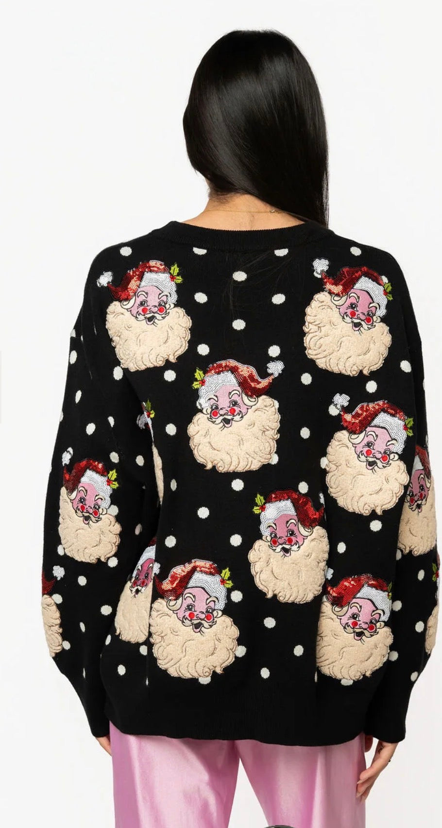 Scattered Santa Sweatshirt