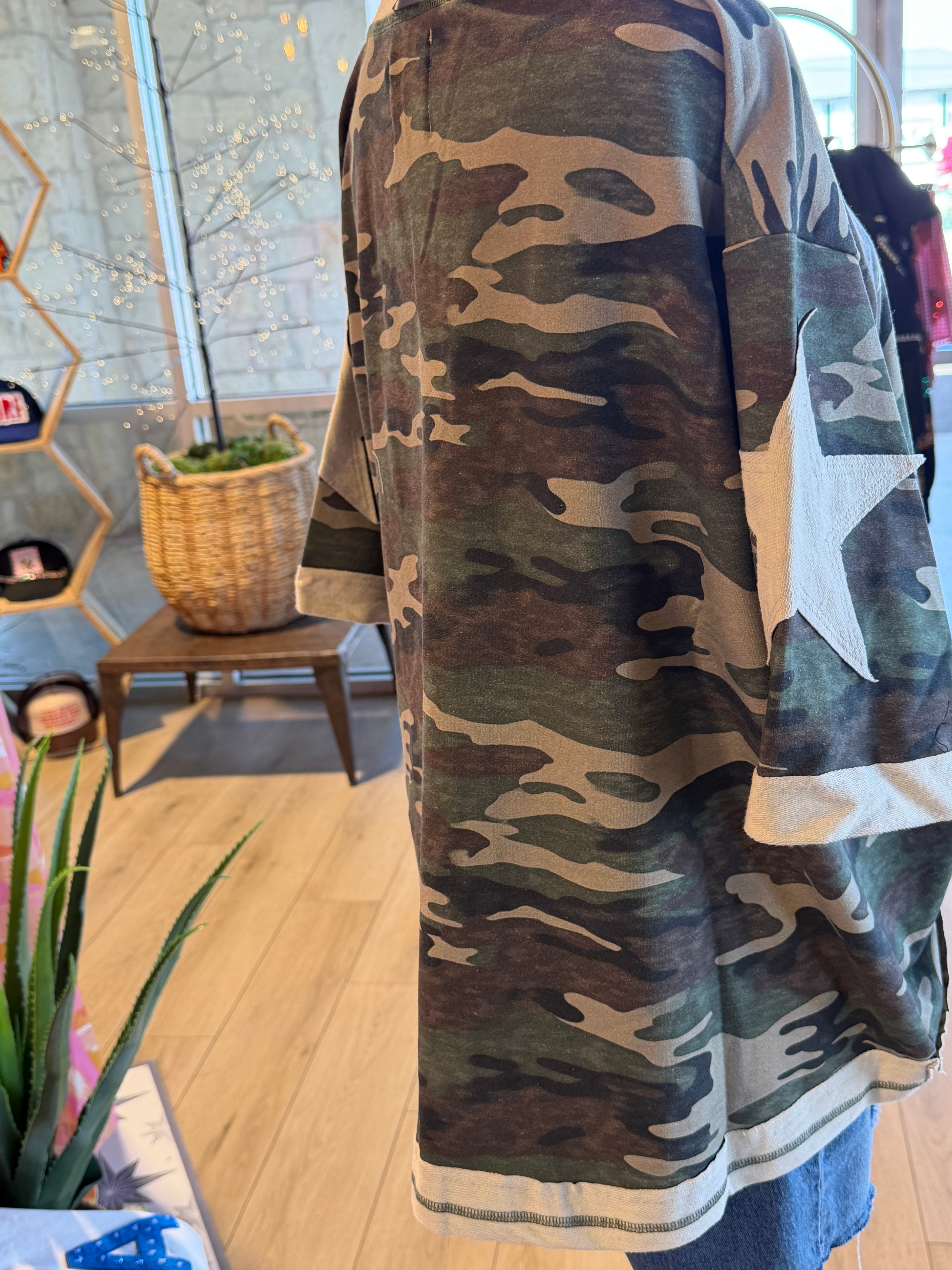 Vannessa Camo Top