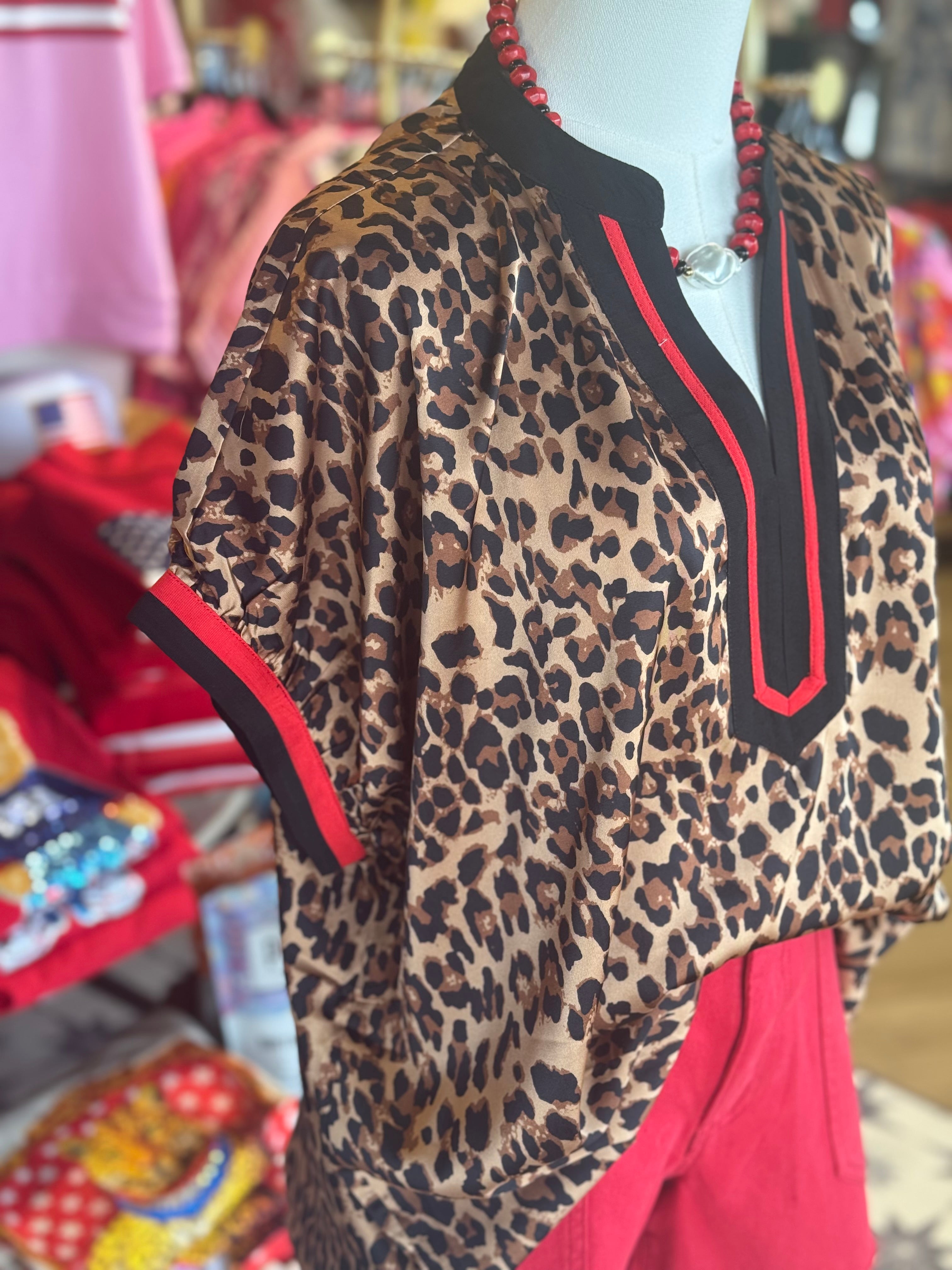 Lindy Leopard Top