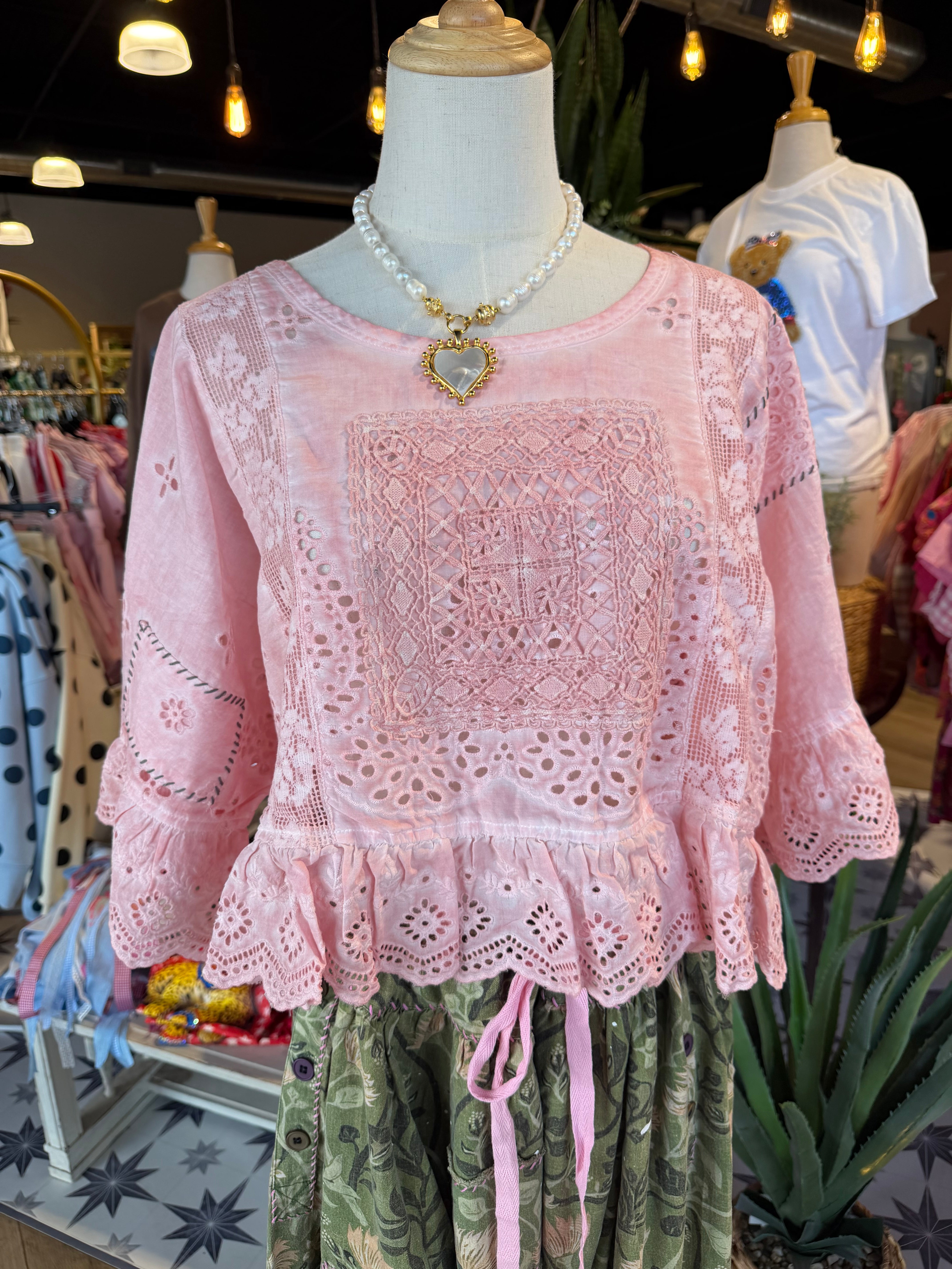 Softly Worn Rose Top