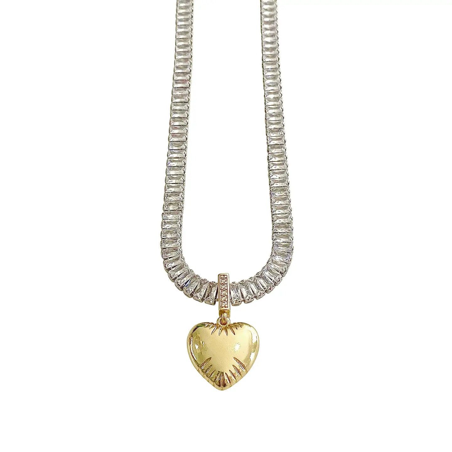 Myra Heart Chanel Necklace